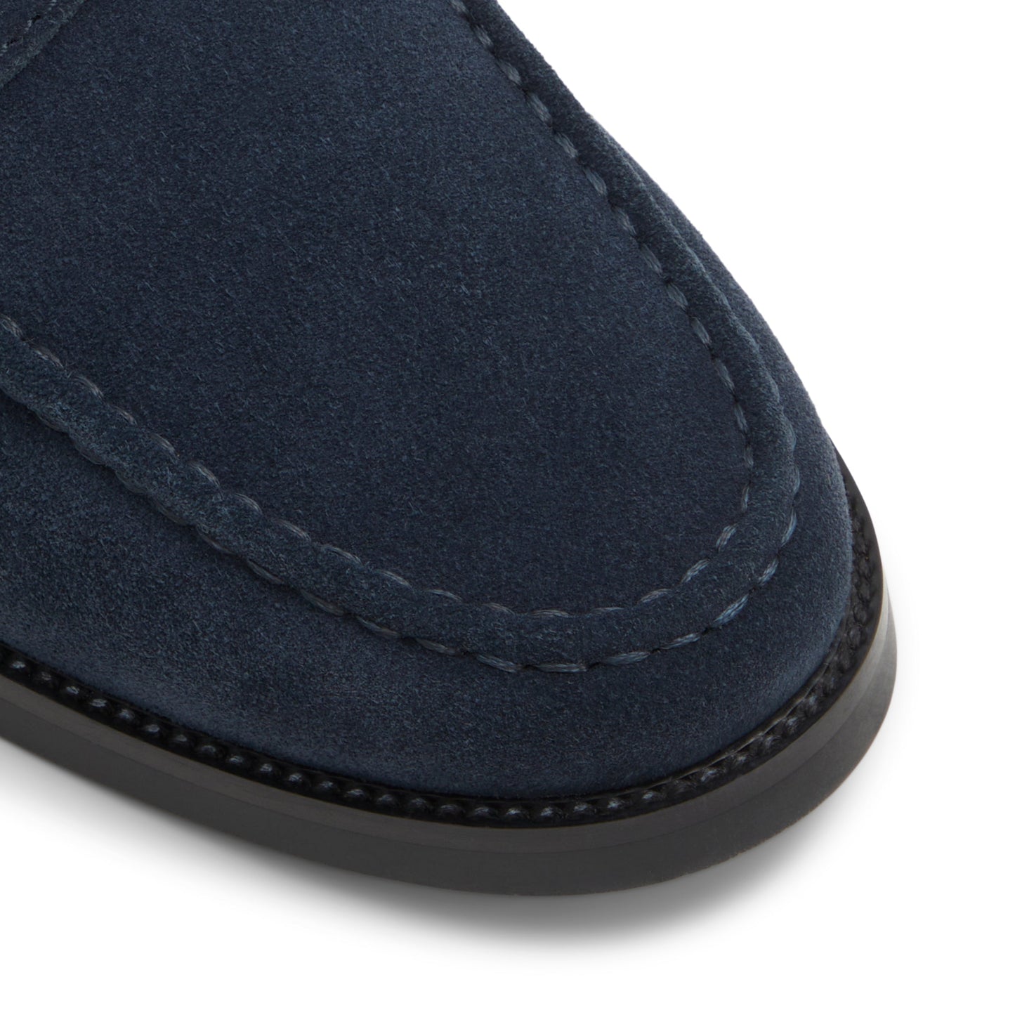 Ted Baker PARLIAMENT - Grained Leather Penny Loafers NAVY