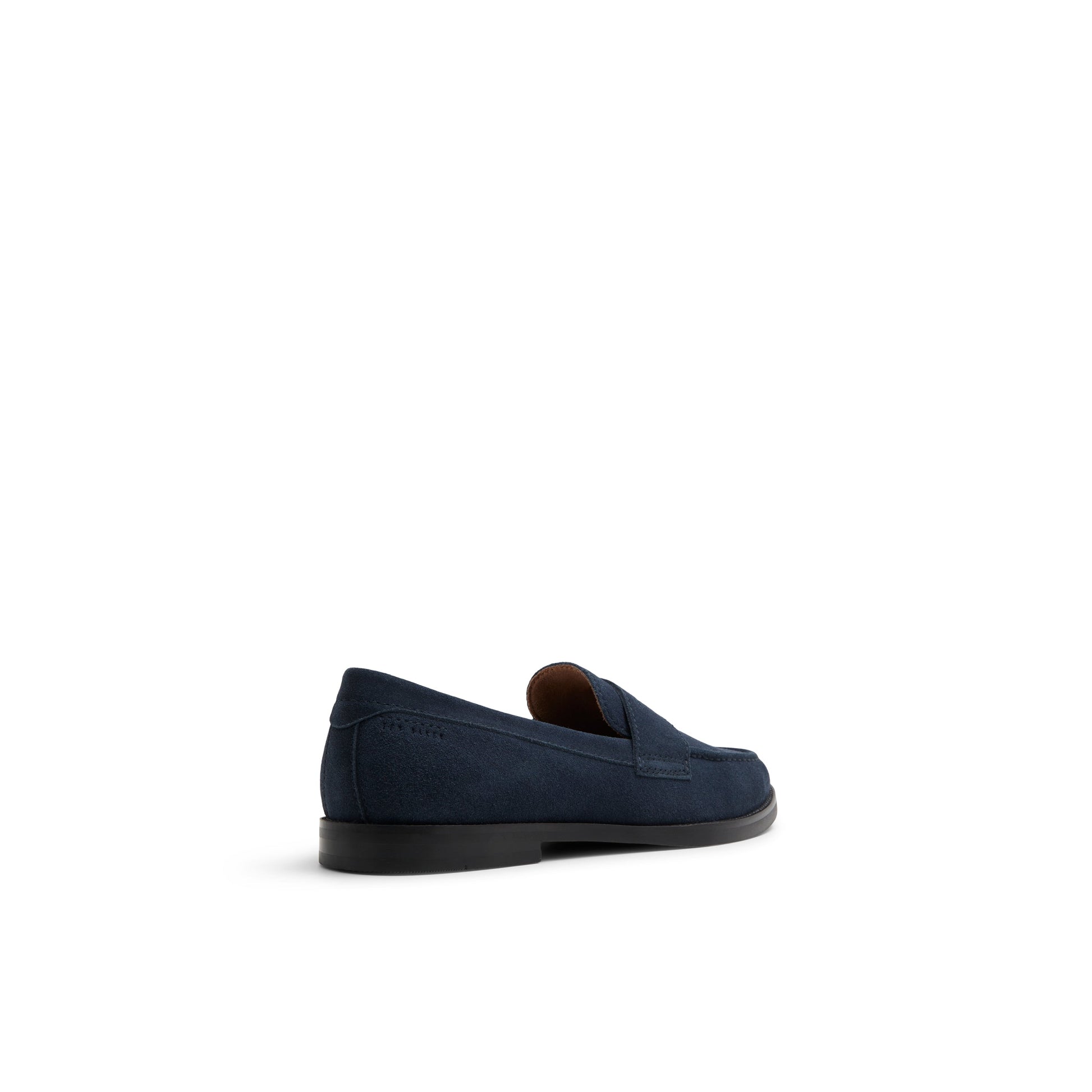 Ted Baker PARLIAMENT - Grained Leather Penny Loafers NAVY