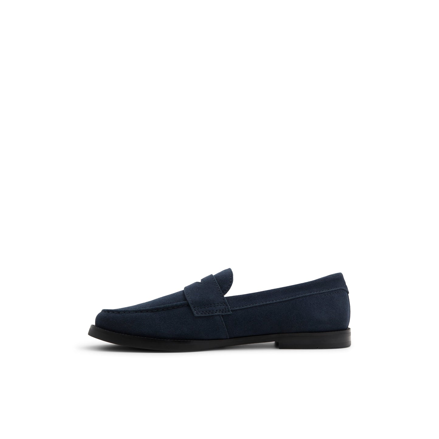 Ted Baker PARLIAMENT - Grained Leather Penny Loafers NAVY