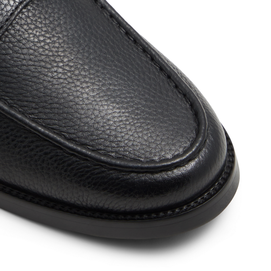 Ted Baker PARLIAMENT - Grained Leather Penny Loafers BLACK