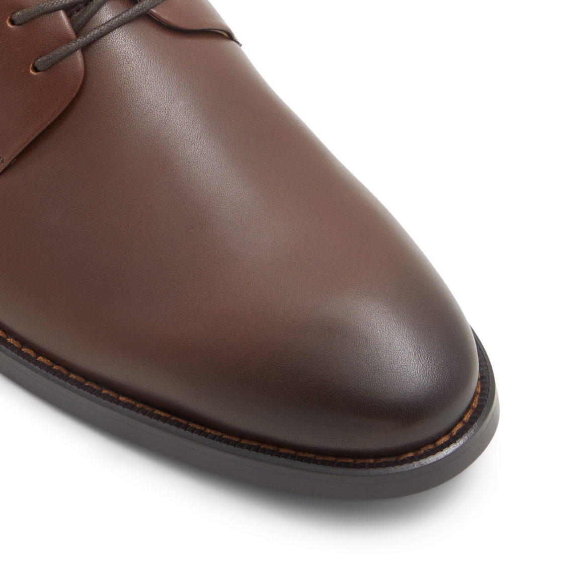 Ted Baker REGENT - Brown Smooth Leather Derby Shoes BROWN
