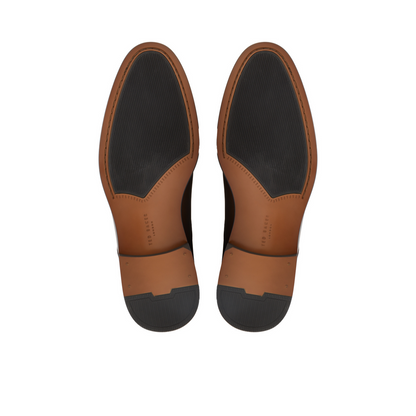 Ted Baker REGENT - Brown Smooth Leather Derby Shoes BROWN