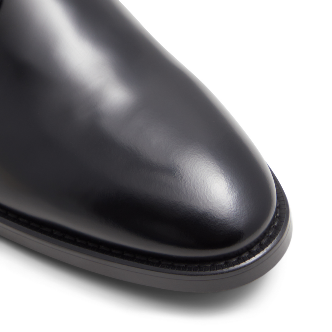 Ted Baker REGENT - Black Polished Leather Derby Shoes BLACK