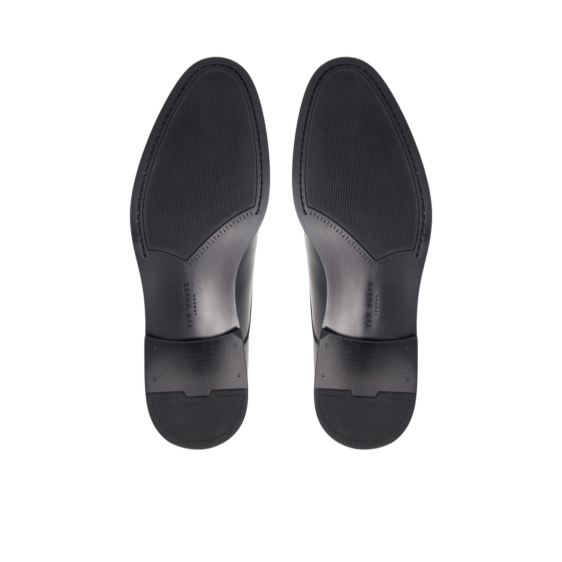 Ted Baker REGENT - Black Polished Leather Derby Shoes BLACK