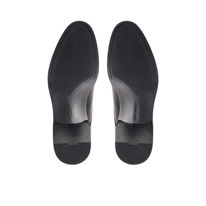 Ted Baker REGENT - Black Polished Leather Derby Shoes BLACK