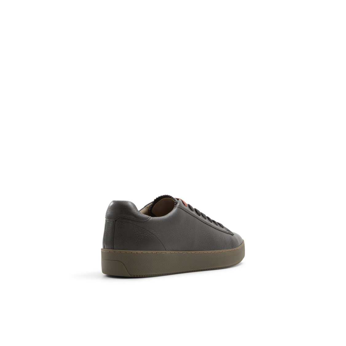 Ted Baker WESTWOOD - Black Leather Cup Sole Sneakers DARK BROWN