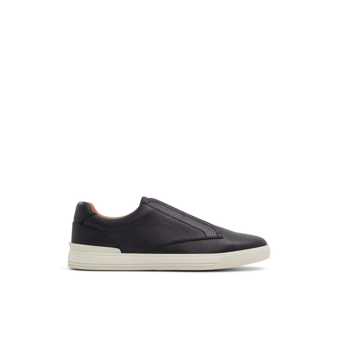 Ted Baker BRENTON - Textured Leather Slip On Sneakers BLACK