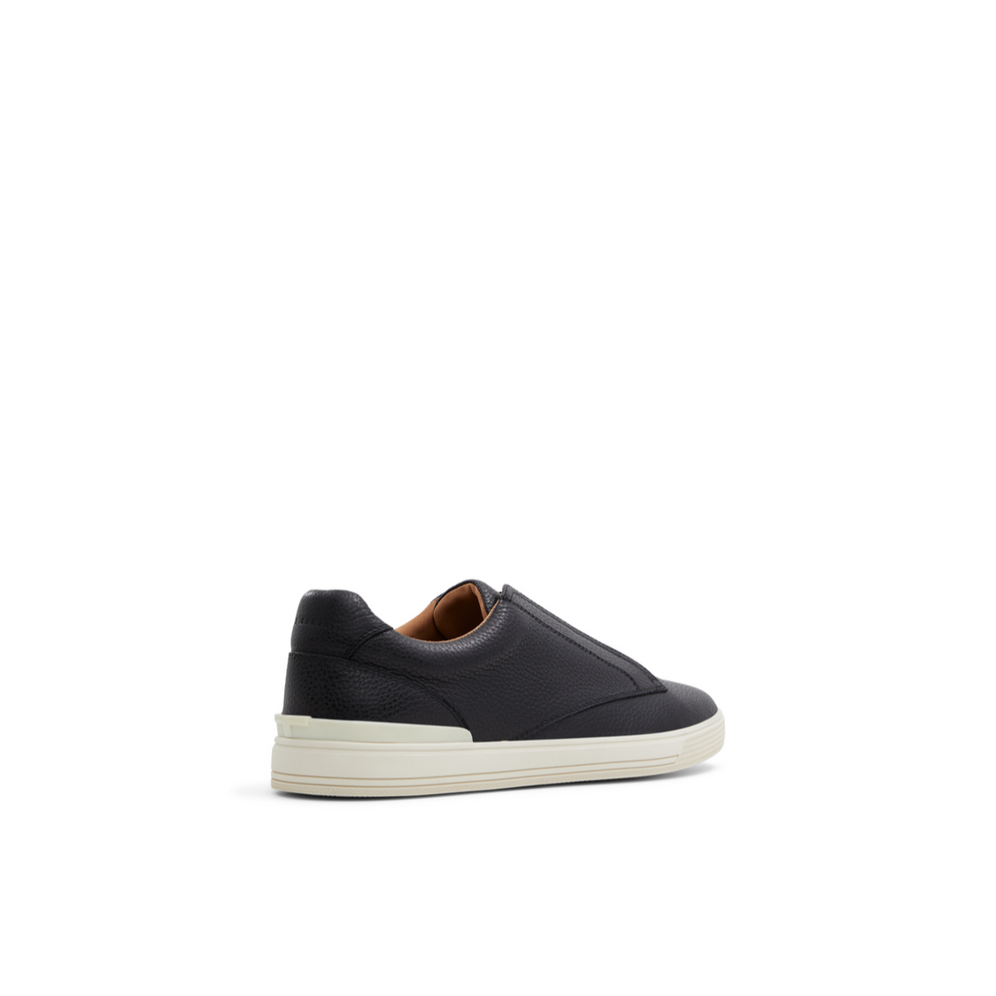 Ted Baker BRENTON - Textured Leather Slip On Sneakers BLACK