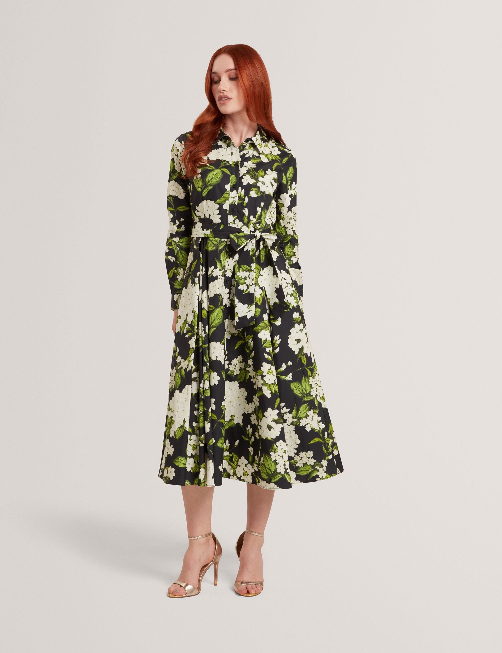 Ted Baker ANNA - Long Sleeve Shirt Dress BLACK