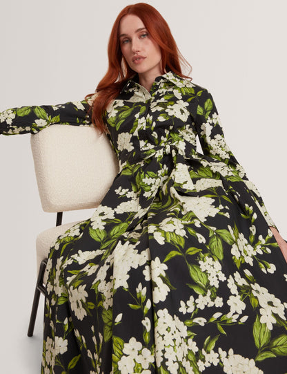Ted Baker ANNA - Long Sleeve Shirt Dress BLACK