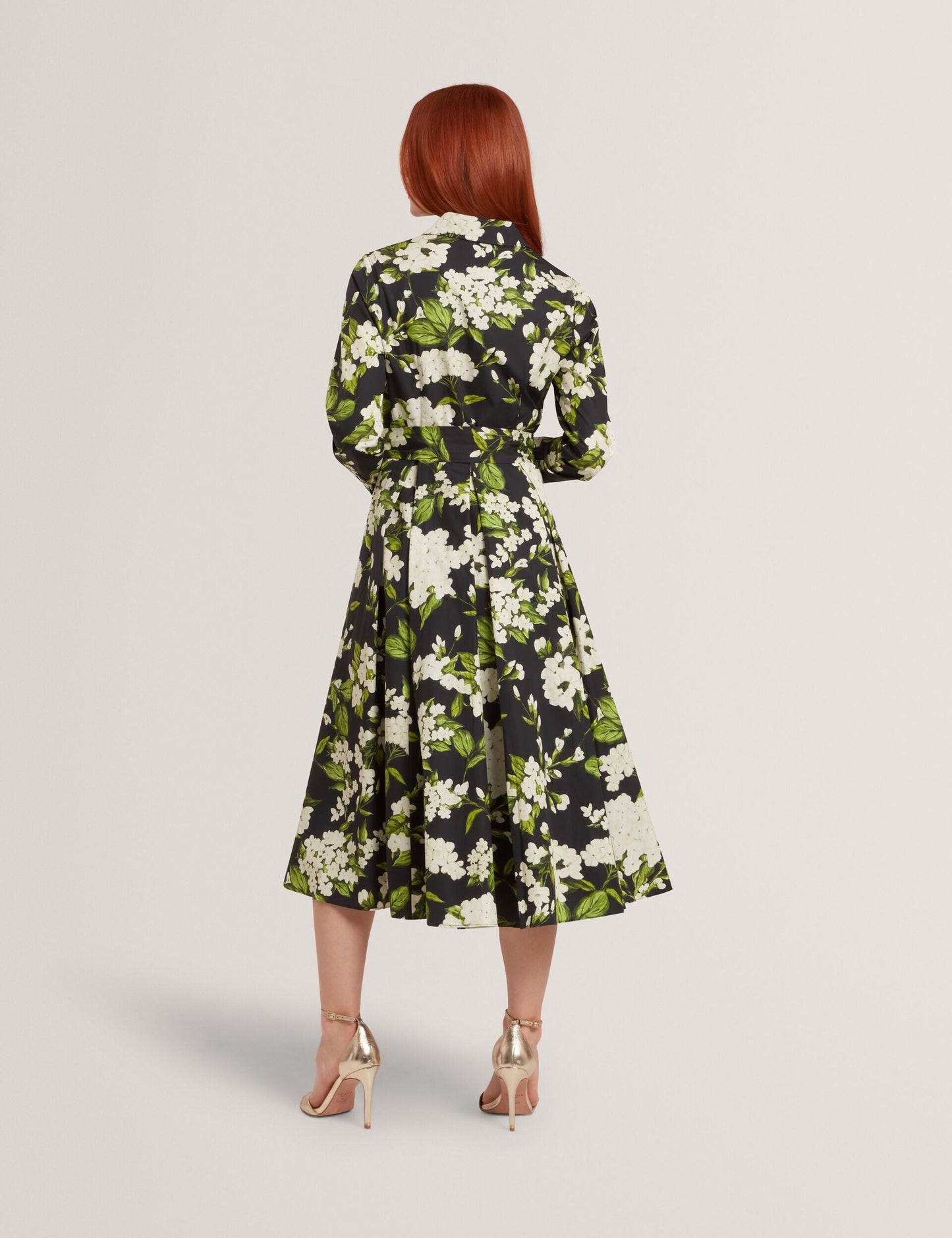 Ted Baker ANNA - Long Sleeve Shirt Dress BLACK