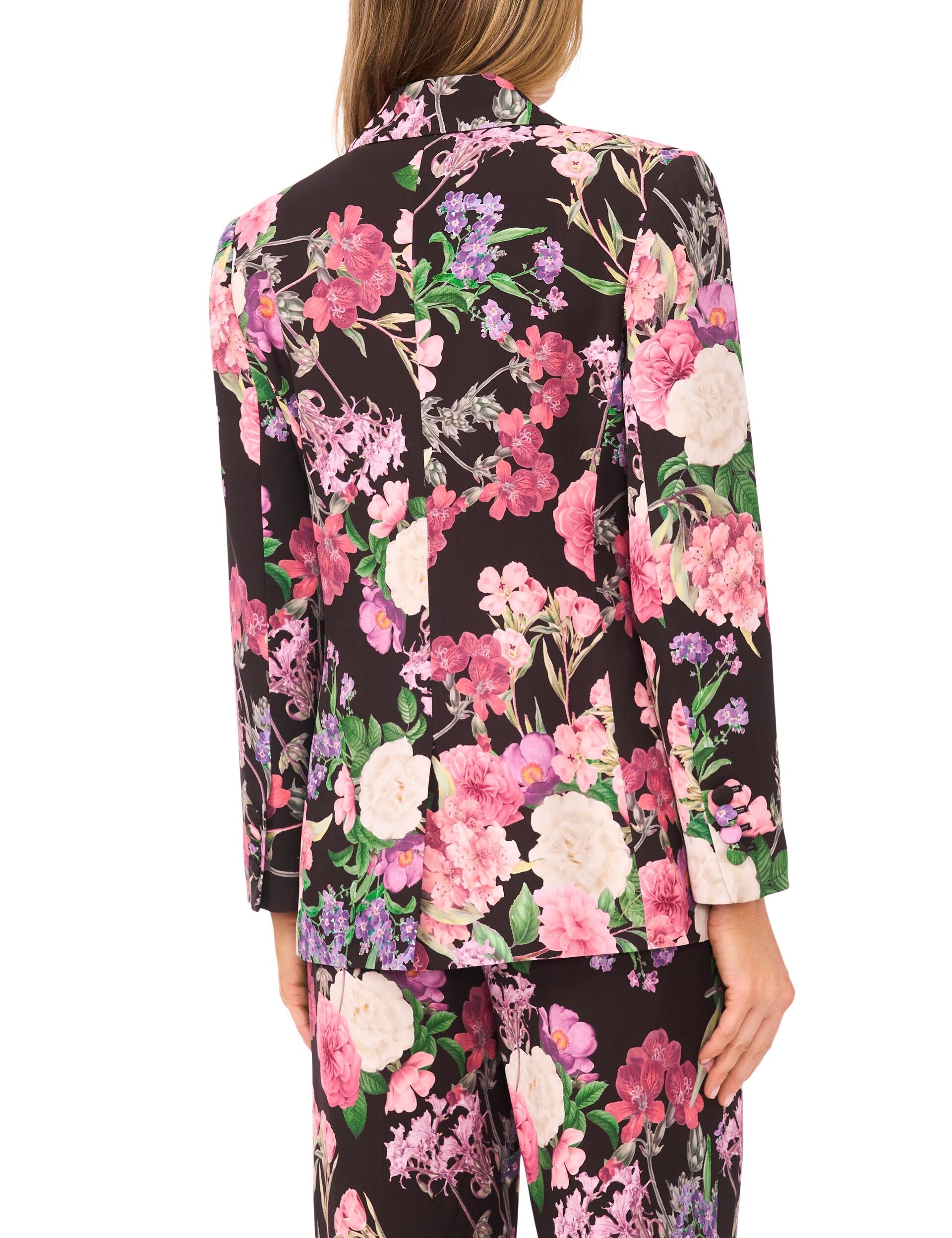 Ted Baker Arden Floral Blazer BLACK