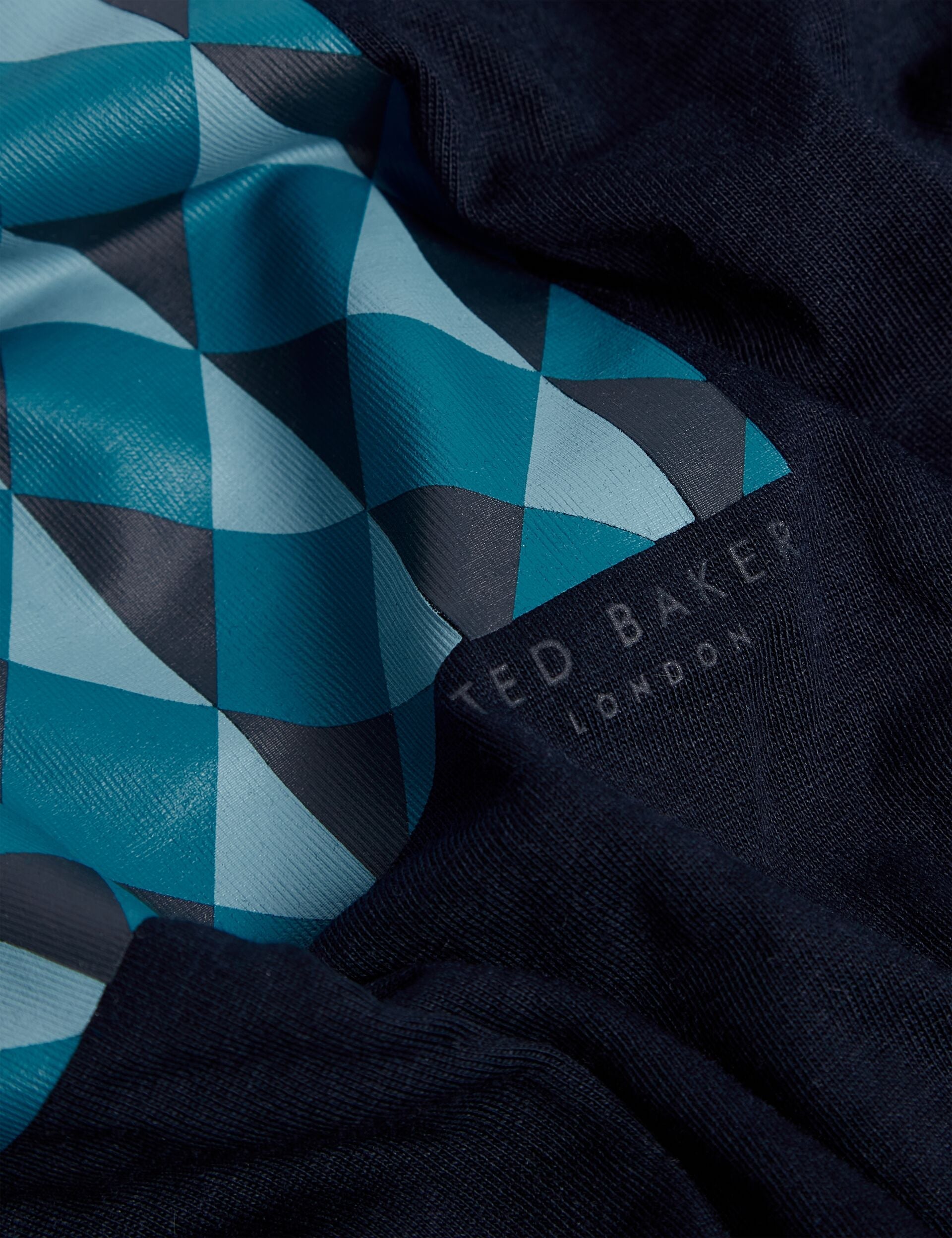 Ted Baker MAYISON Geometric Jersey Top Set 3 Pack MID BLUE