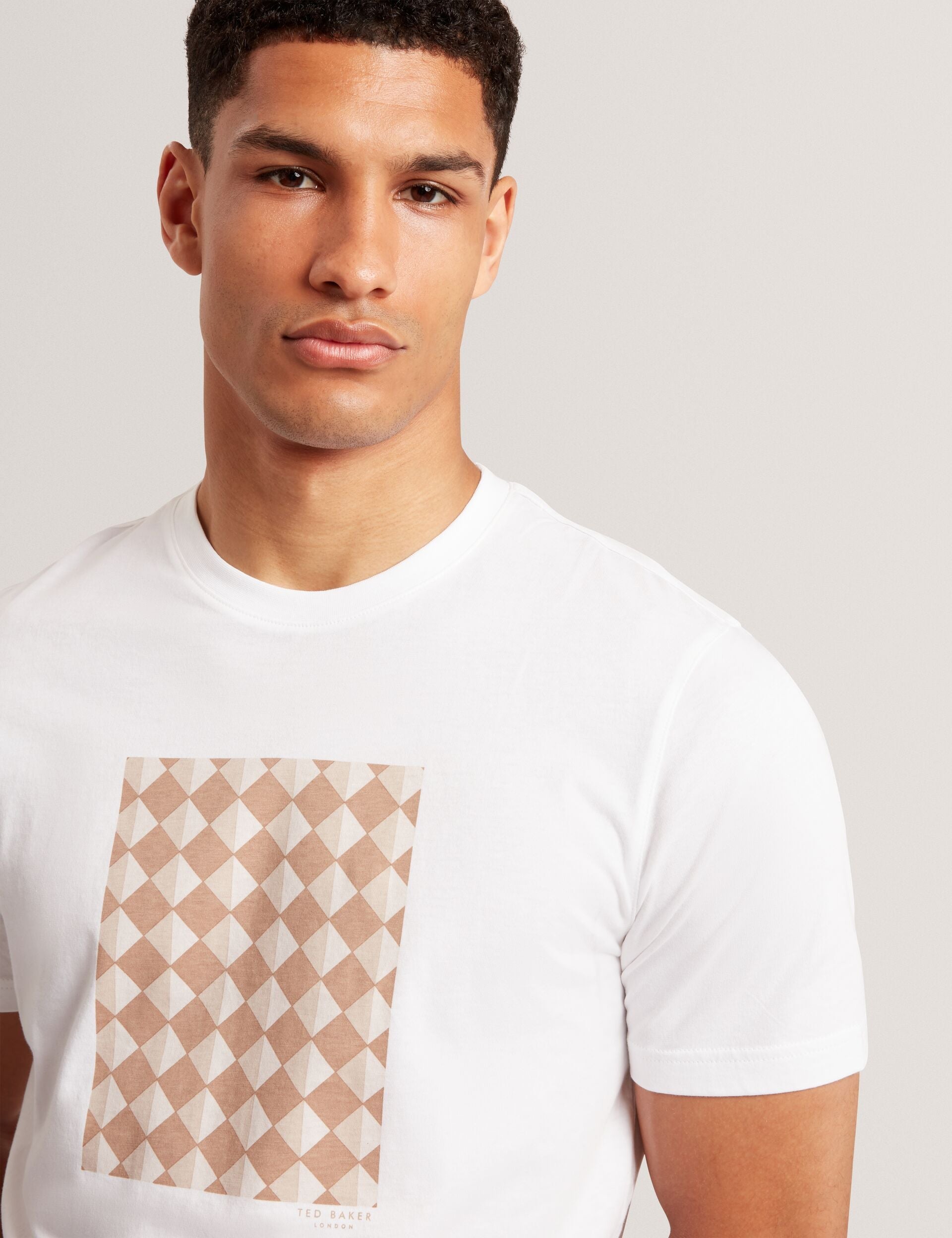 Ted Baker MAYISON Geometric Jersey Top Set 3 Pack TAN