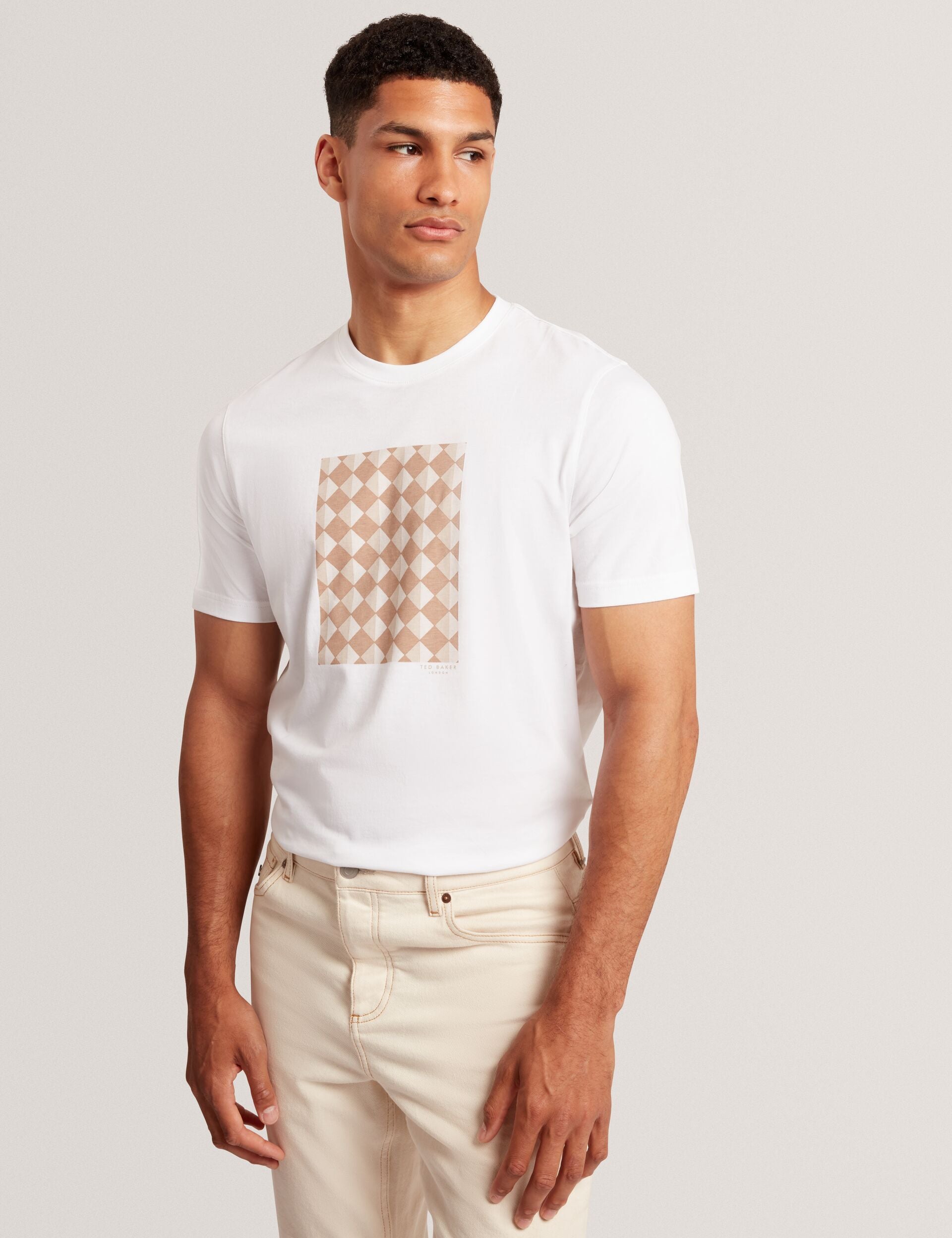 Ted Baker MAYISON Geometric Jersey Top Set 3 Pack TAN