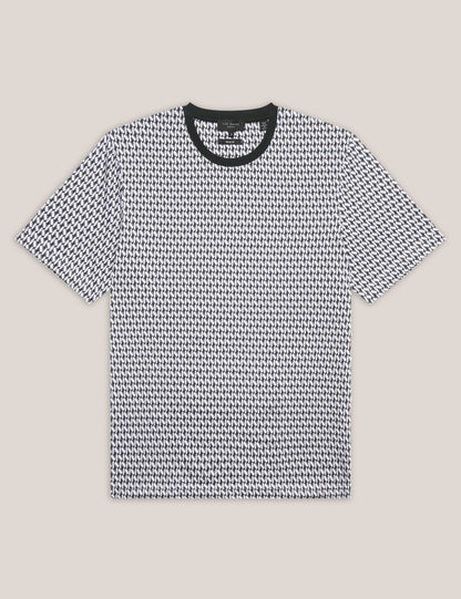 Ted Baker SANGS Geometric Jersey Top Gift Set in Black BLACK