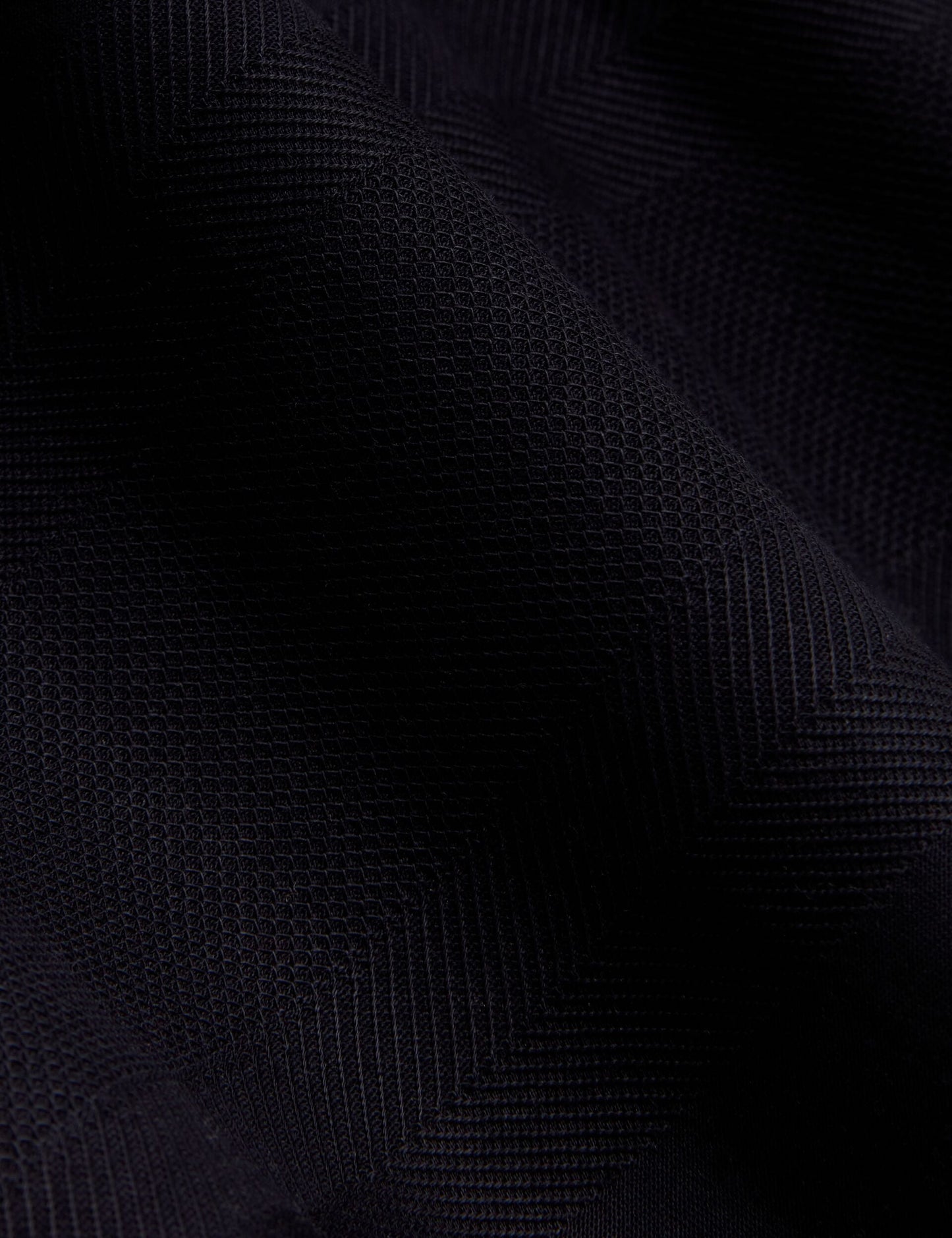 Ted Baker KAELITH Textured Panel Cotton Short Sleeve T-Shirt NAVY