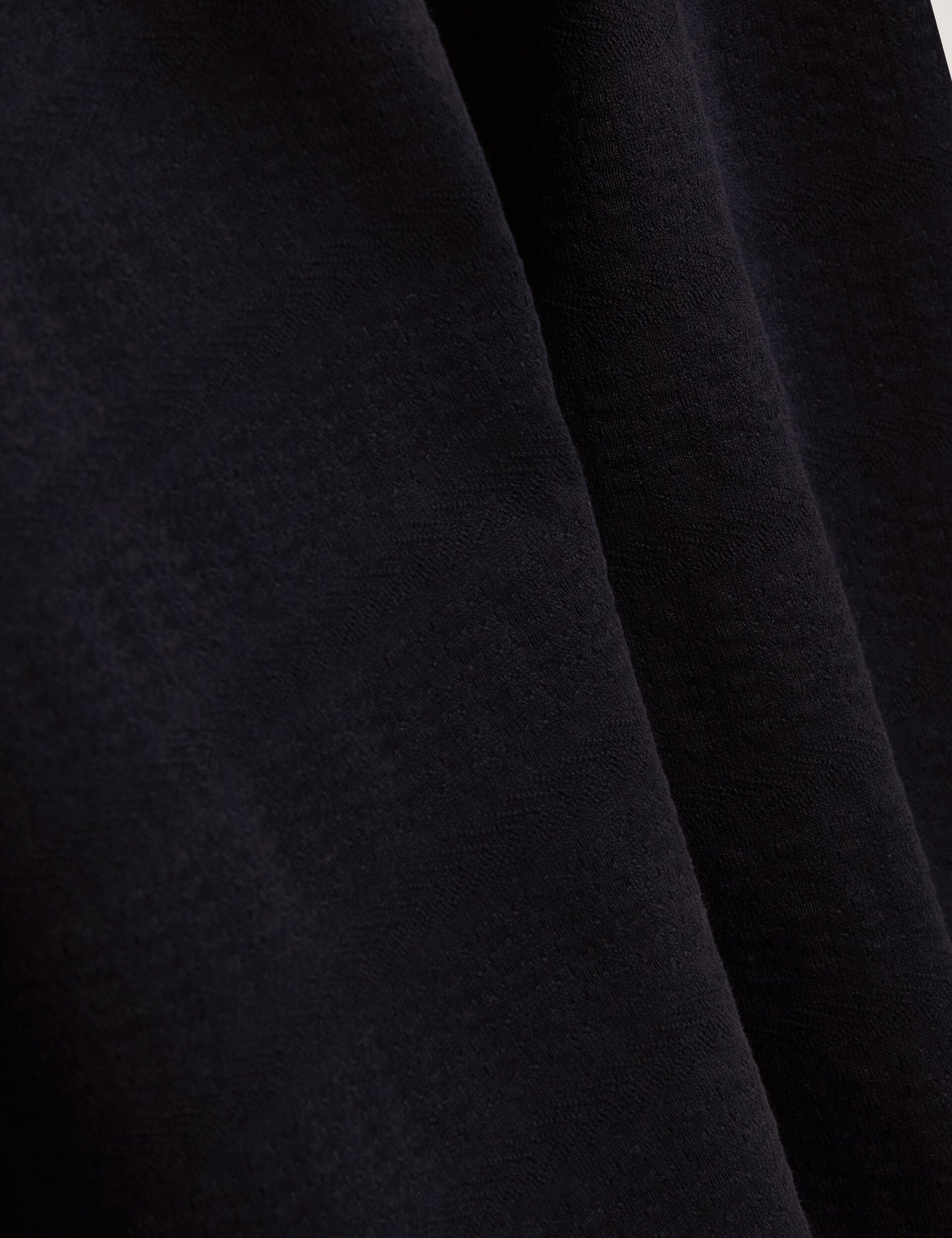 Ted Baker WYTHER Mixed Texture Zip Neck Long Sleeve Polo NAVY