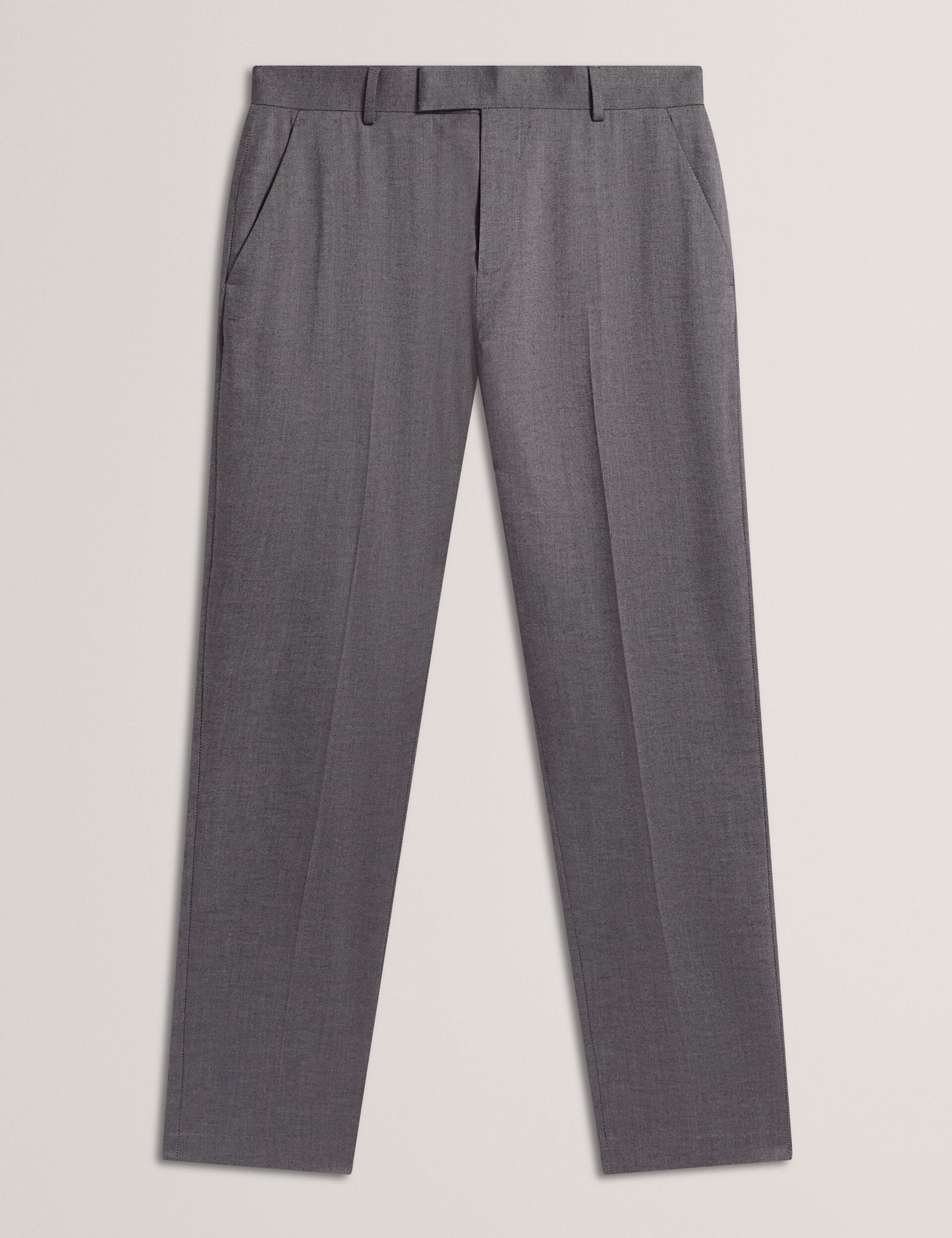 Ted Baker SABATON Slim Fit Stretch Cotton Twill Smart Pants NAVY