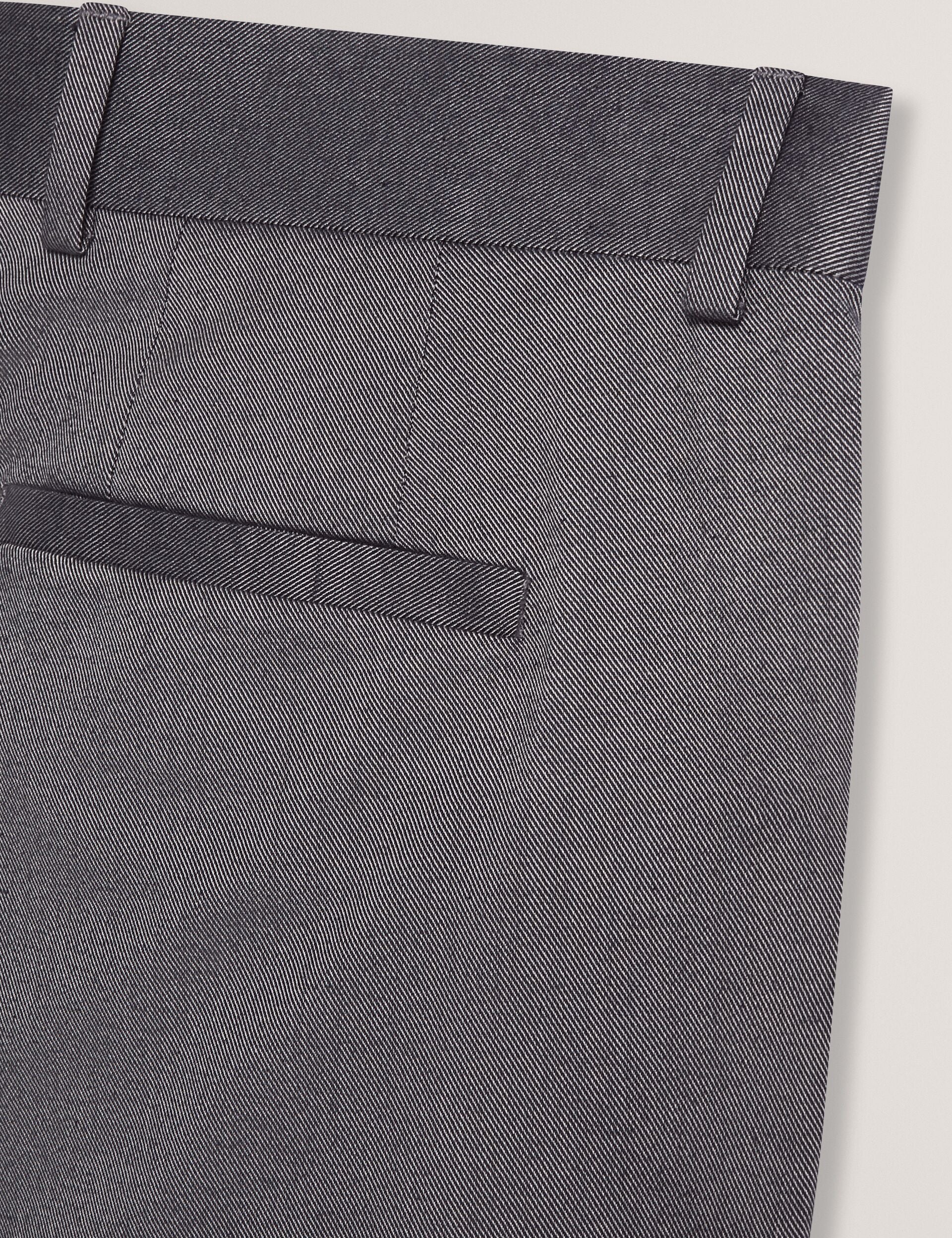Ted Baker SABATON Slim Fit Stretch Cotton Twill Smart Pants NAVY