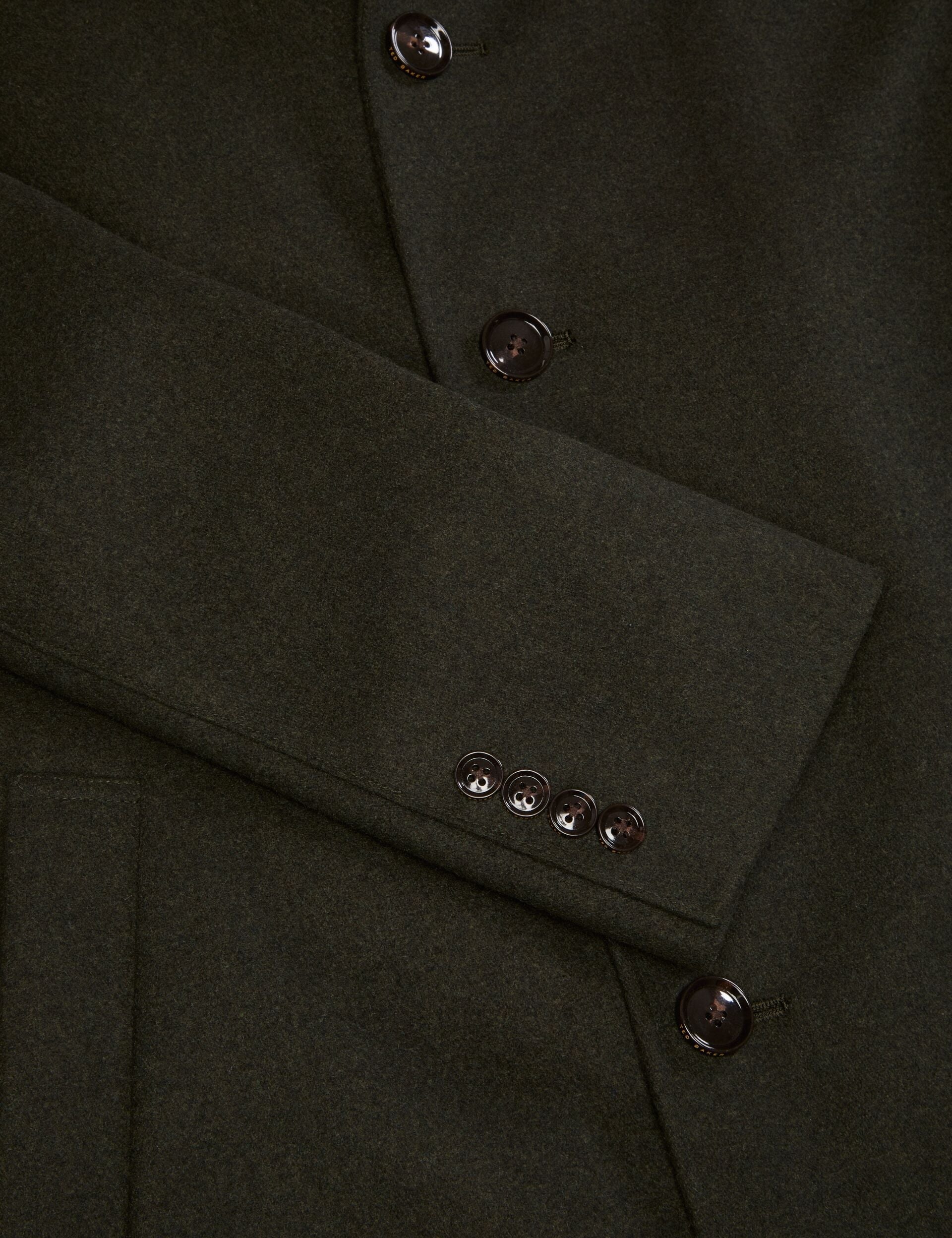 Ted Baker WIMBLEDON - Overcoat with Bib OLIVE