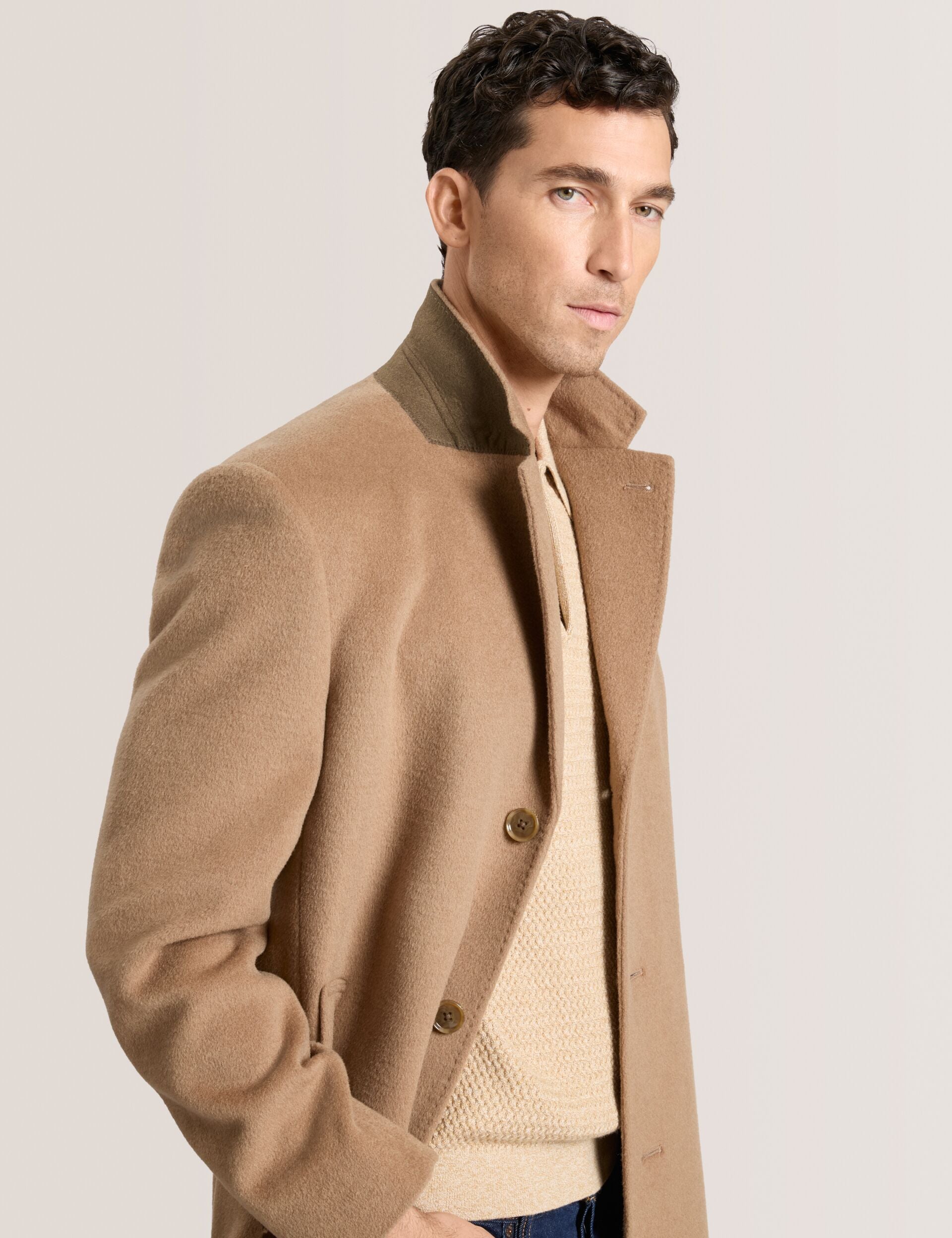 Ted Baker WYSTAN - Overcoat TAN