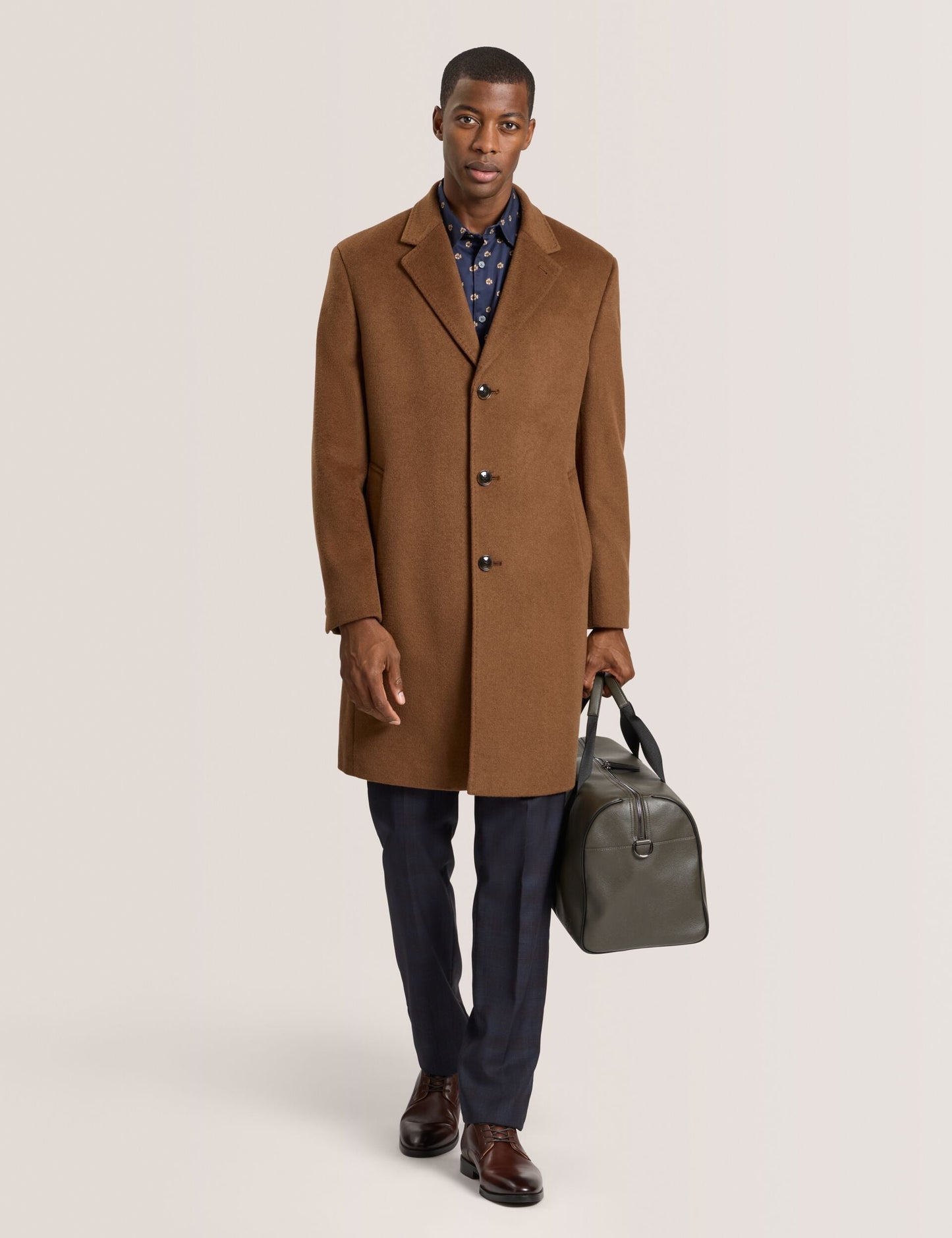 Ted Baker WYSTAN - Overcoat DARK CAMEL