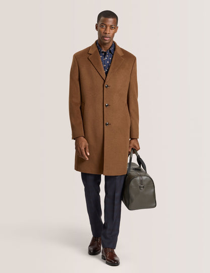 Ted Baker WYSTAN - Overcoat DARK CAMEL