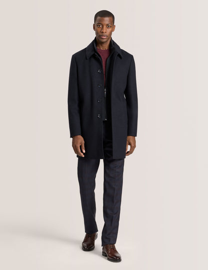 Ted Baker WIMBLEDON - Overcoat with Bib NAVY