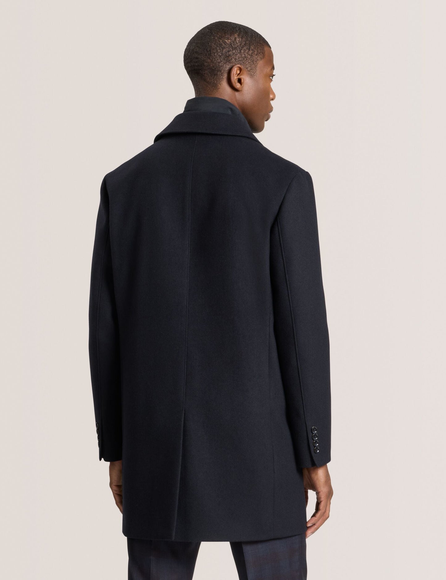 Ted Baker WIMBLEDON - Overcoat with Bib NAVY