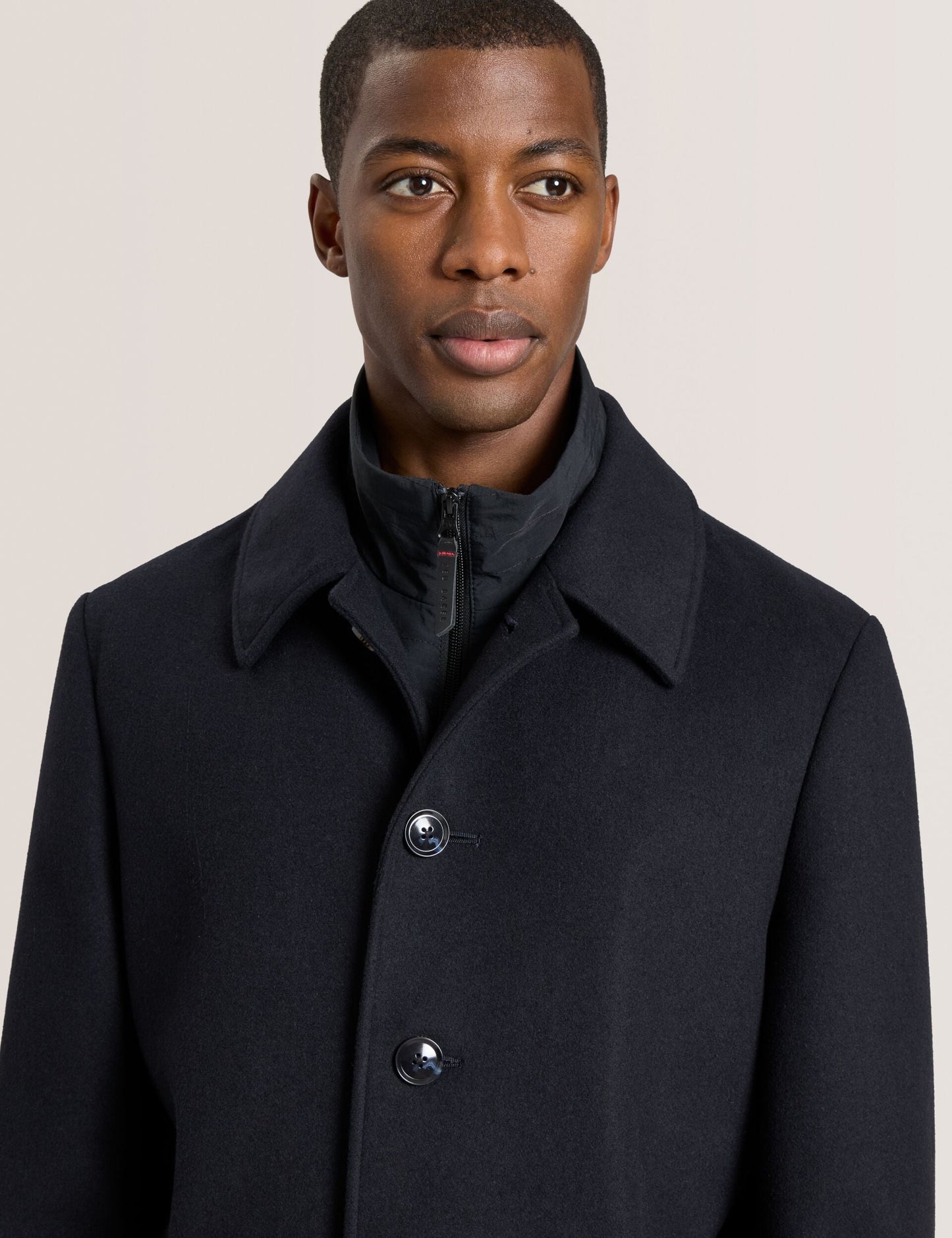 Ted Baker WIMBLEDON - Overcoat with Bib NAVY