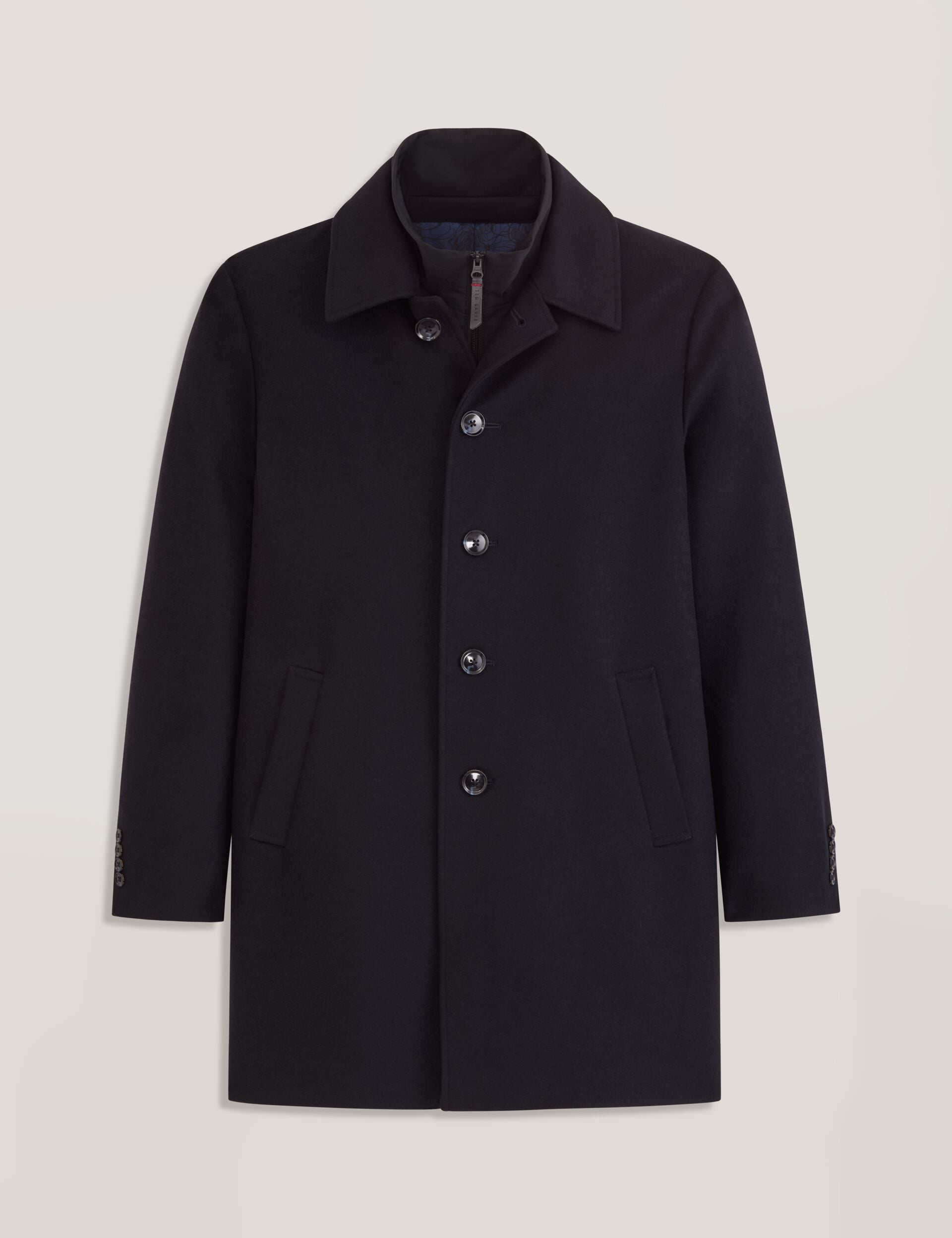 Ted Baker WIMBLEDON - Overcoat with Bib NAVY