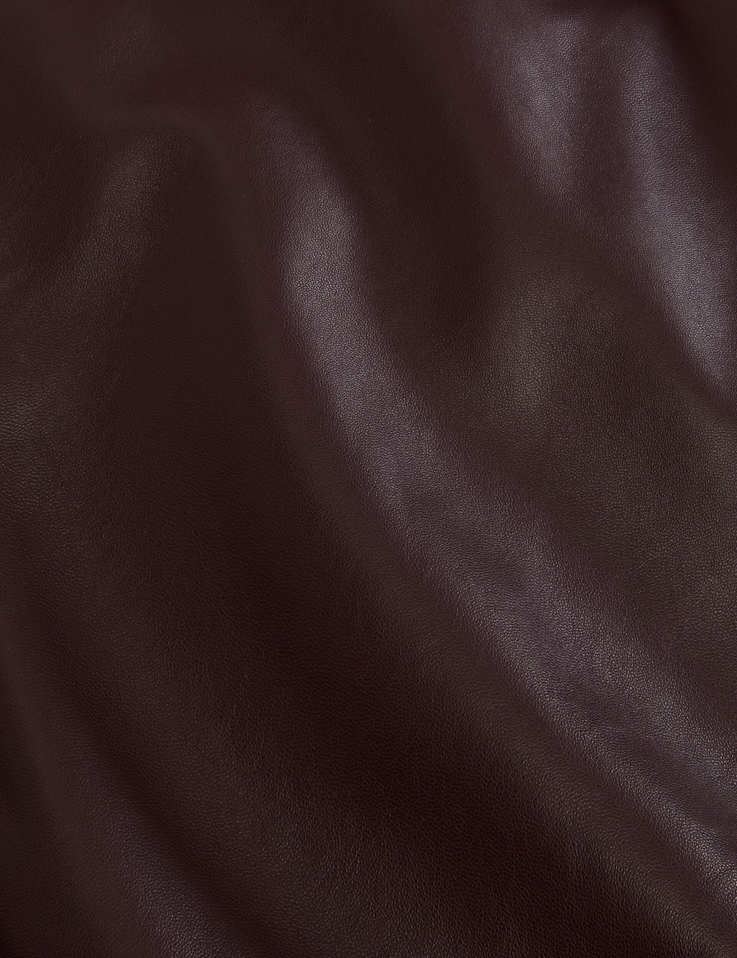 Ted Baker WAGGONER - Leather Bomber Jacket BURGUNDY