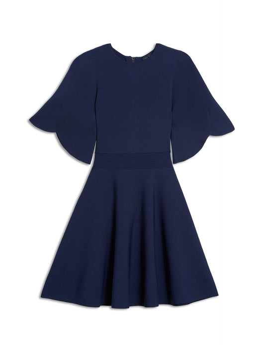 Ted Baker OLIVIHA - Fit-and-Flare Mini Dress NAVY