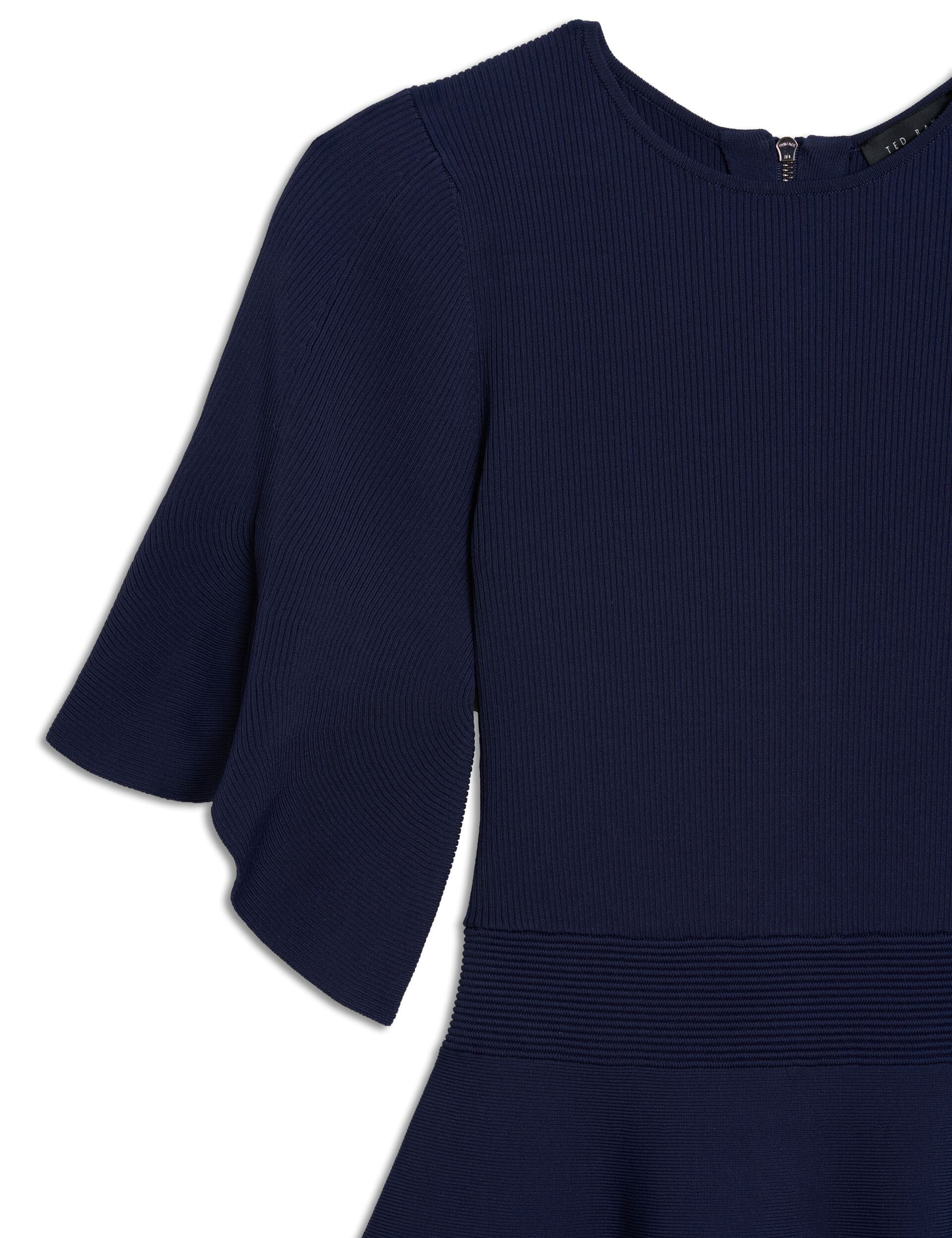 Ted Baker OLIVIHA - Fit-and-Flare Mini Dress NAVY