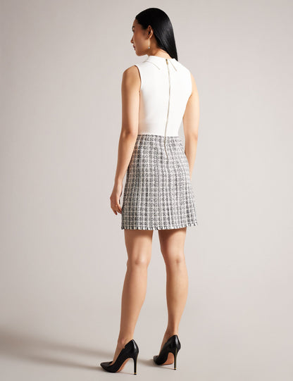 Ted Baker DIVEENA - Mini Dress NATURAL