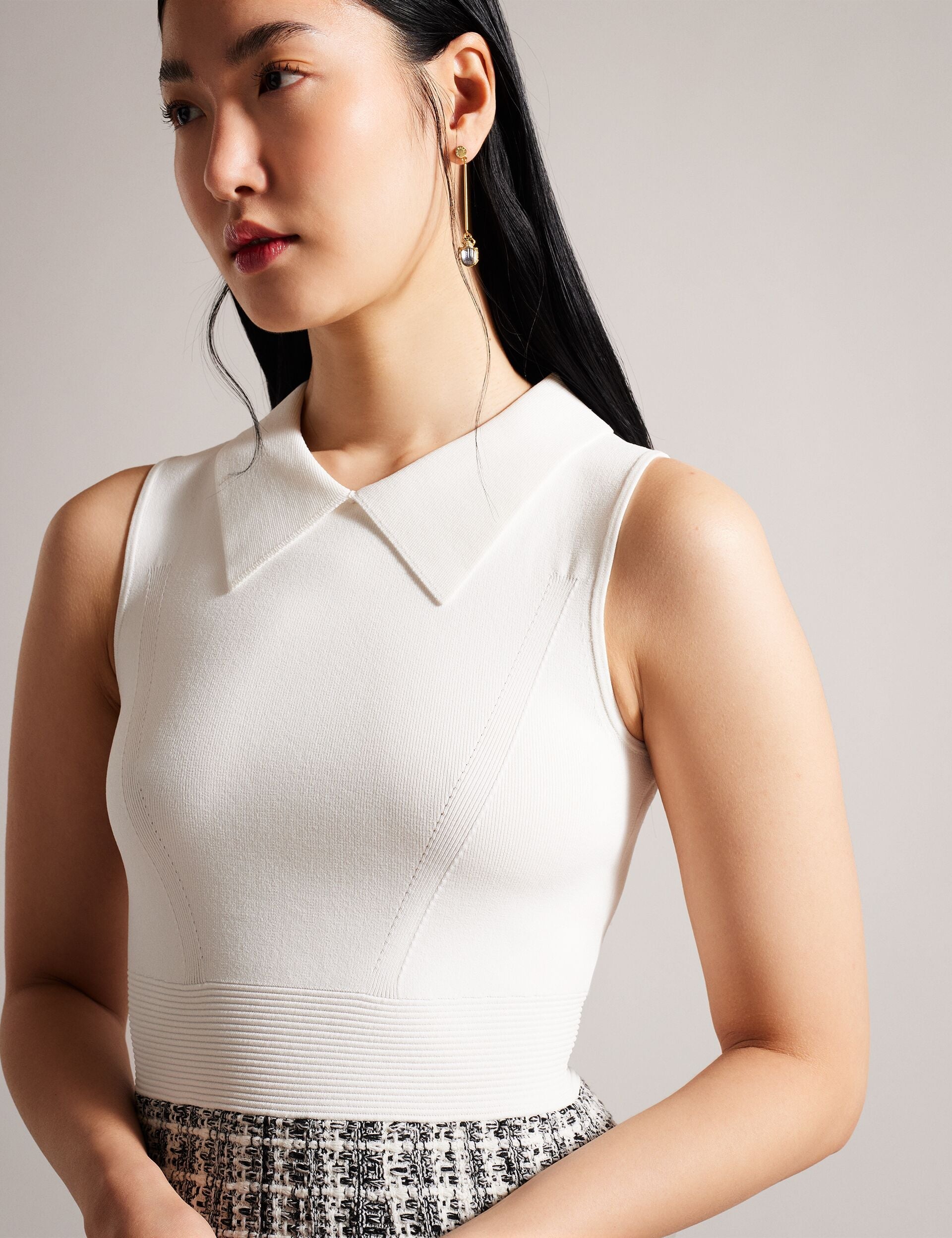 Ted Baker DIVEENA - Mini Dress NATURAL