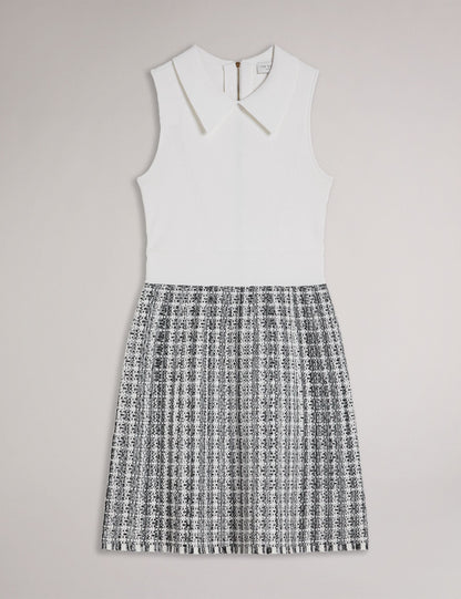 Ted Baker DIVEENA - Mini Dress NATURAL