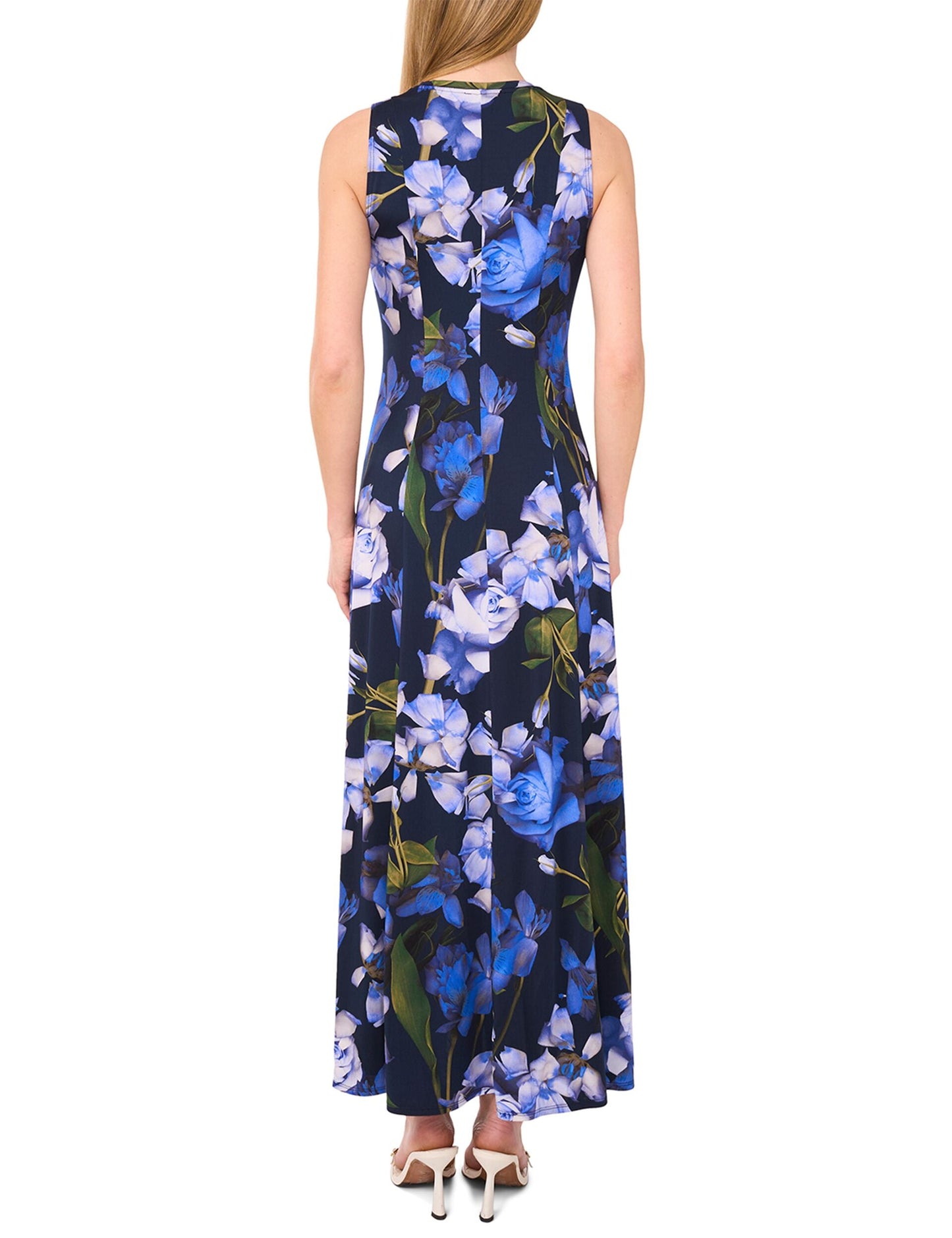 Ted Baker SHORT SLEEVE MAXI DRESS - Navy NAVY
