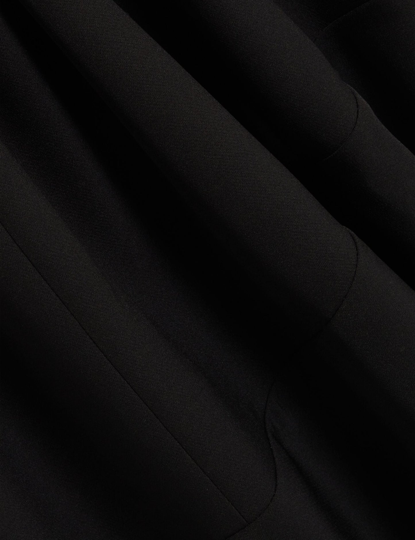 Ted Baker ASYMMETRIC MIDI DRESS - Black BLACK