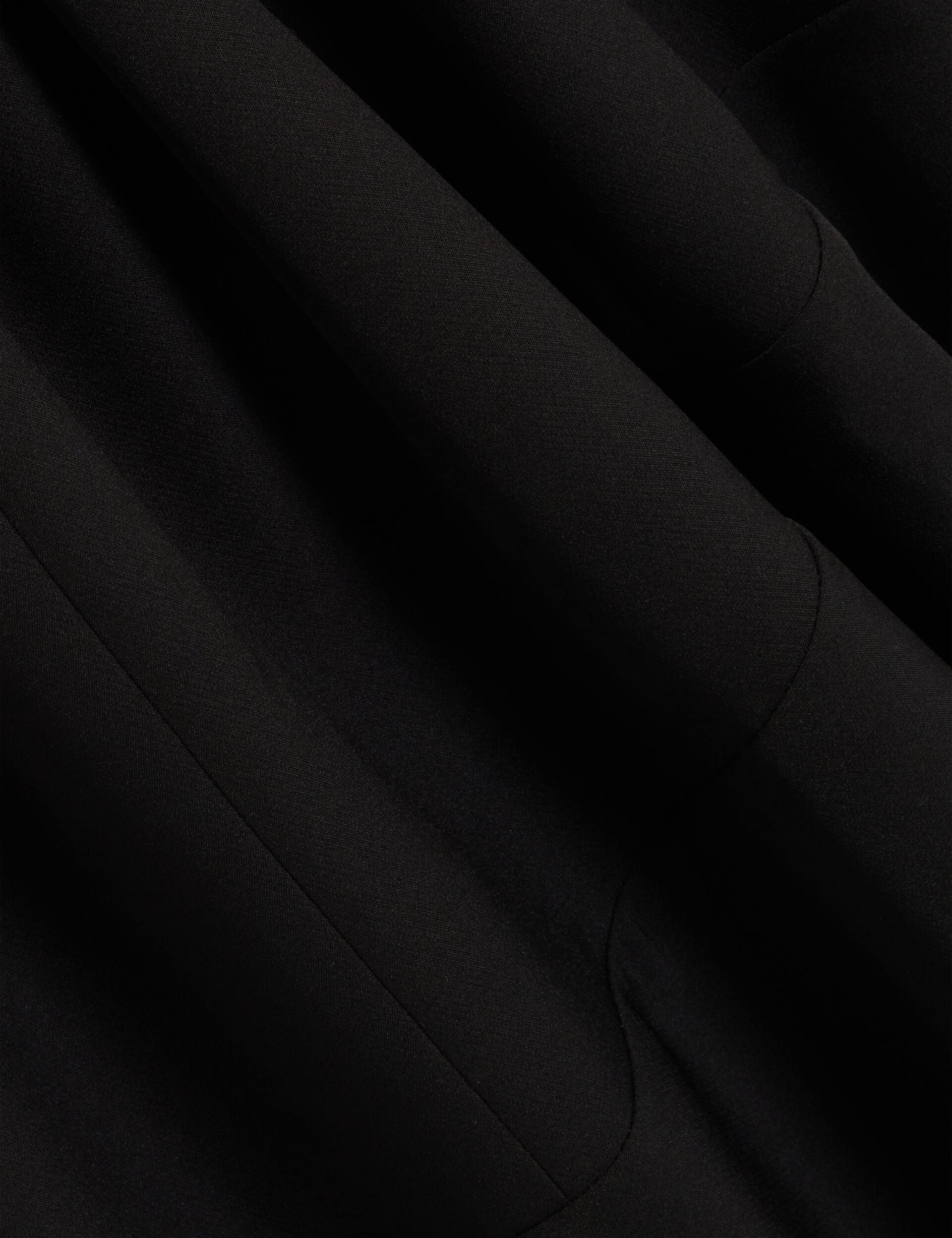 Ted Baker ASYMMETRIC MIDI DRESS - Black BLACK