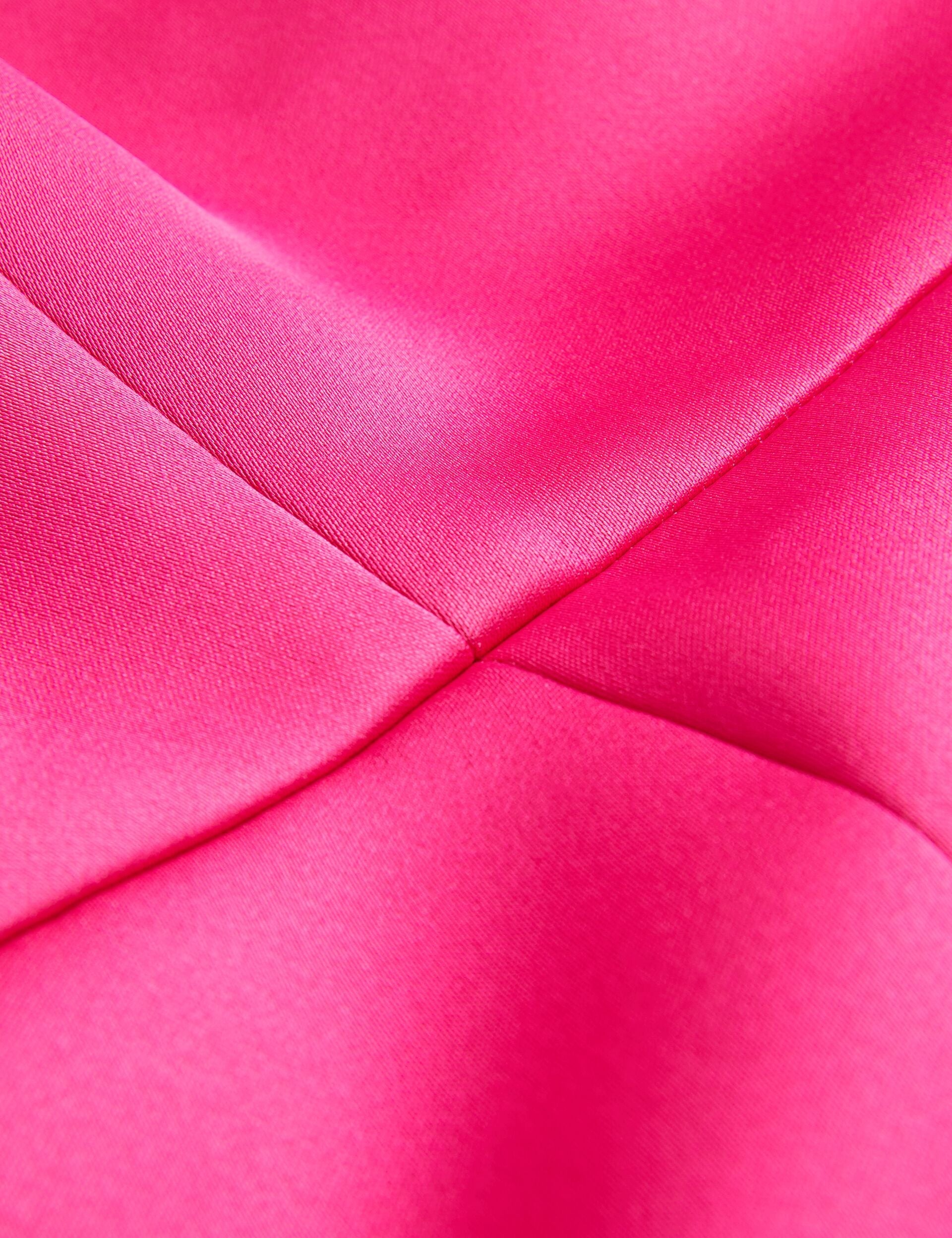 Ted Baker KAVALA - Tie Strap Square Neck Mini Dress FUCHSIA