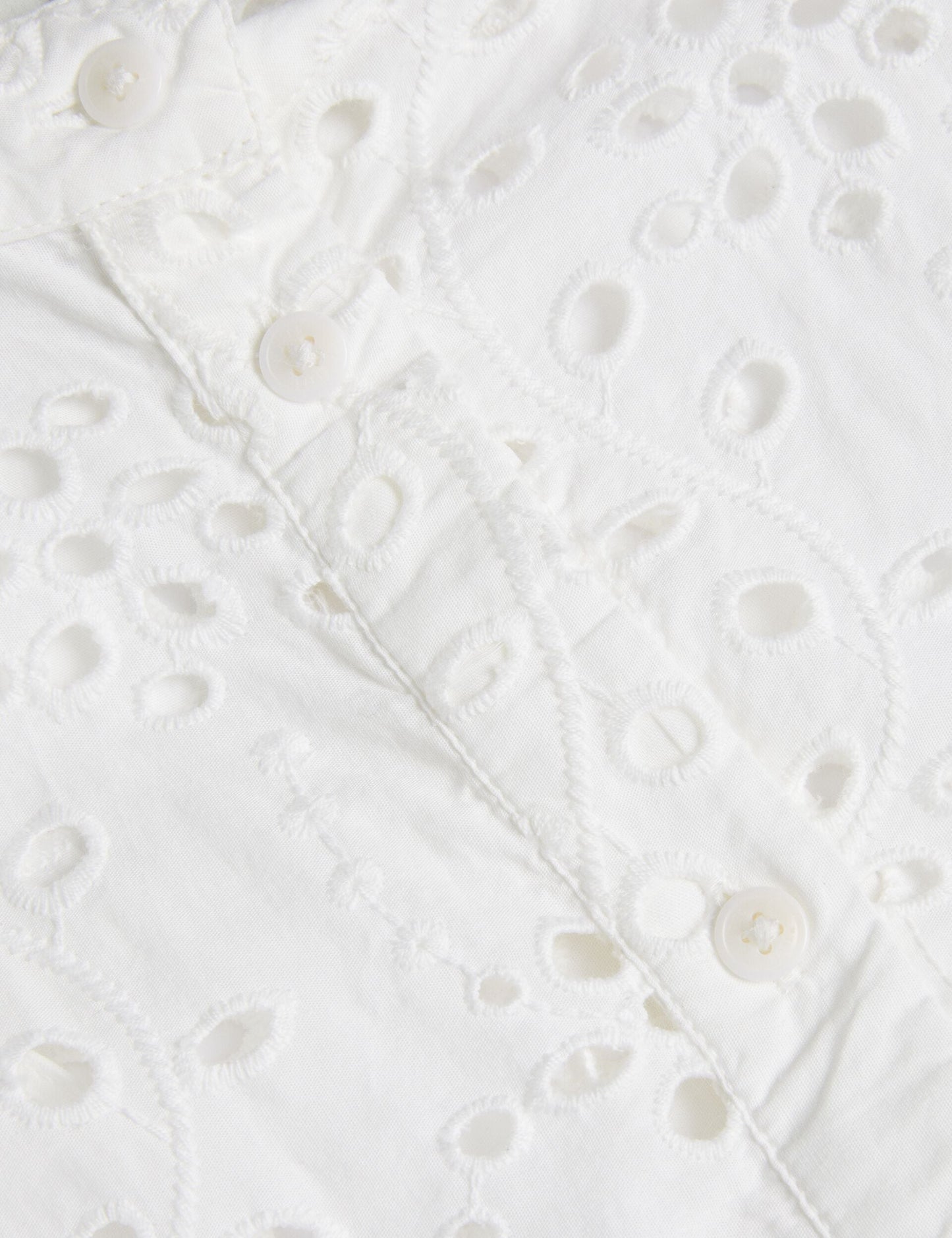 Ted Baker NIKAIA - Oversized Broderie Dress WHITE