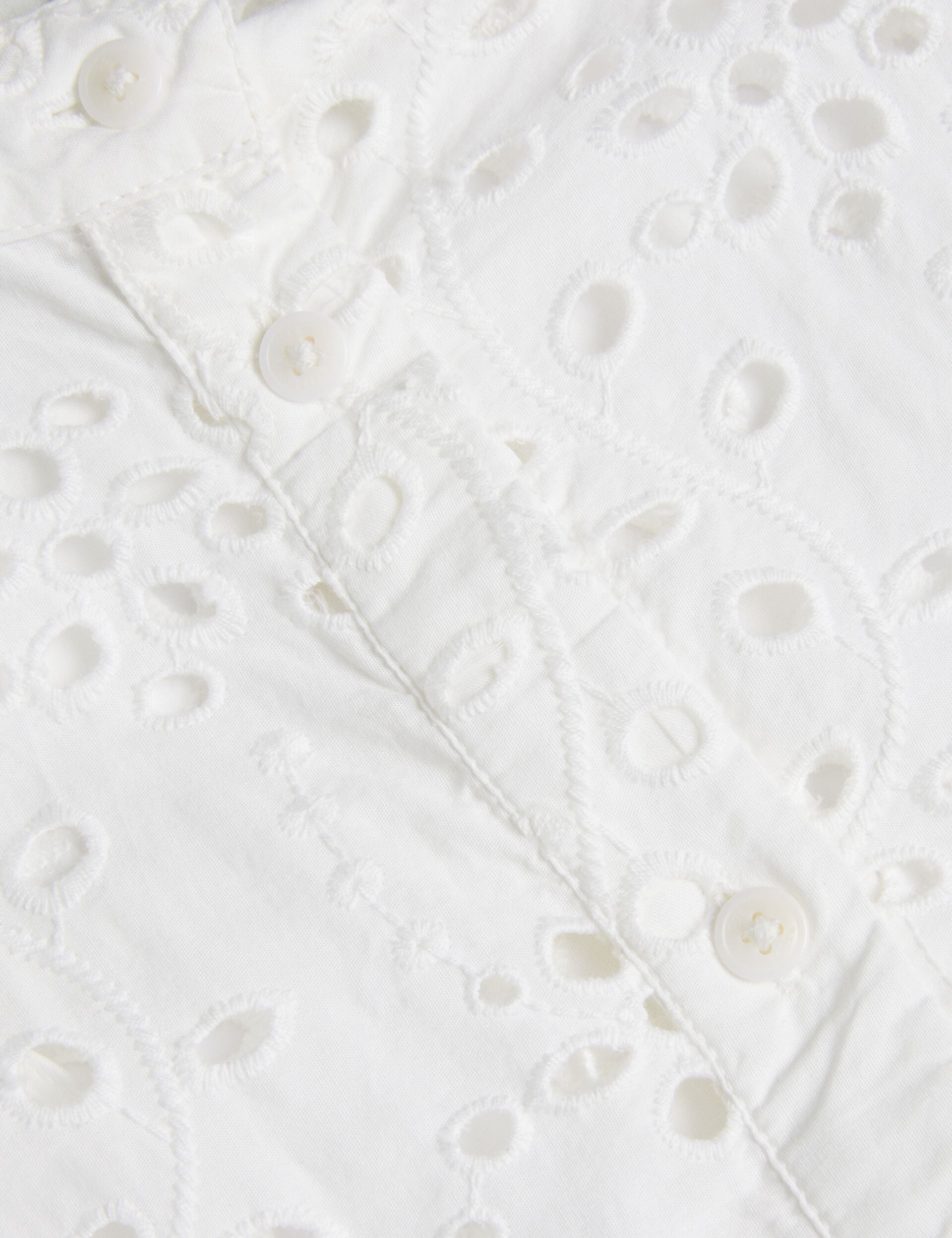 Ted Baker NIKAIA - Oversized Broderie Dress WHITE