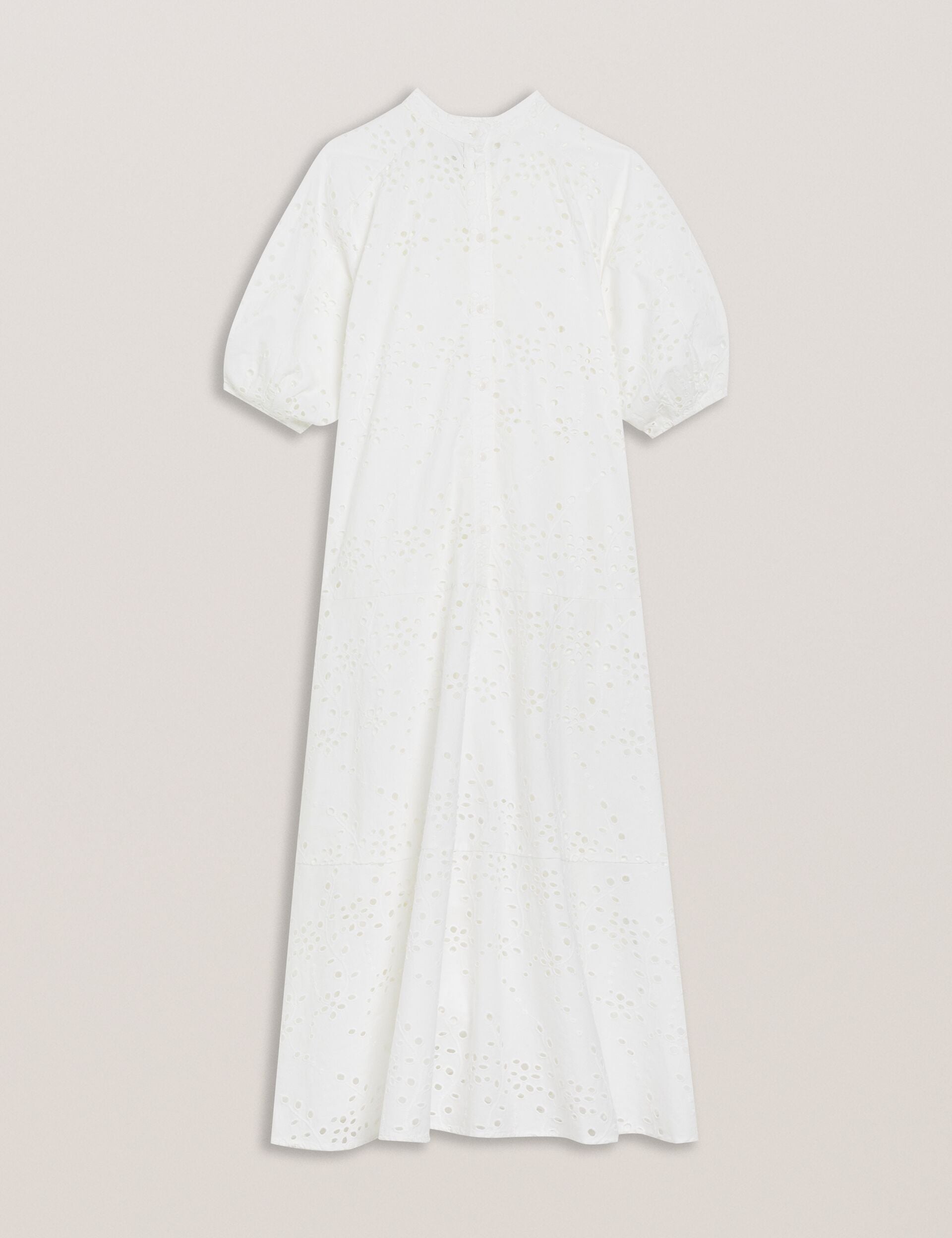 Ted Baker NIKAIA - Oversized Broderie Dress WHITE