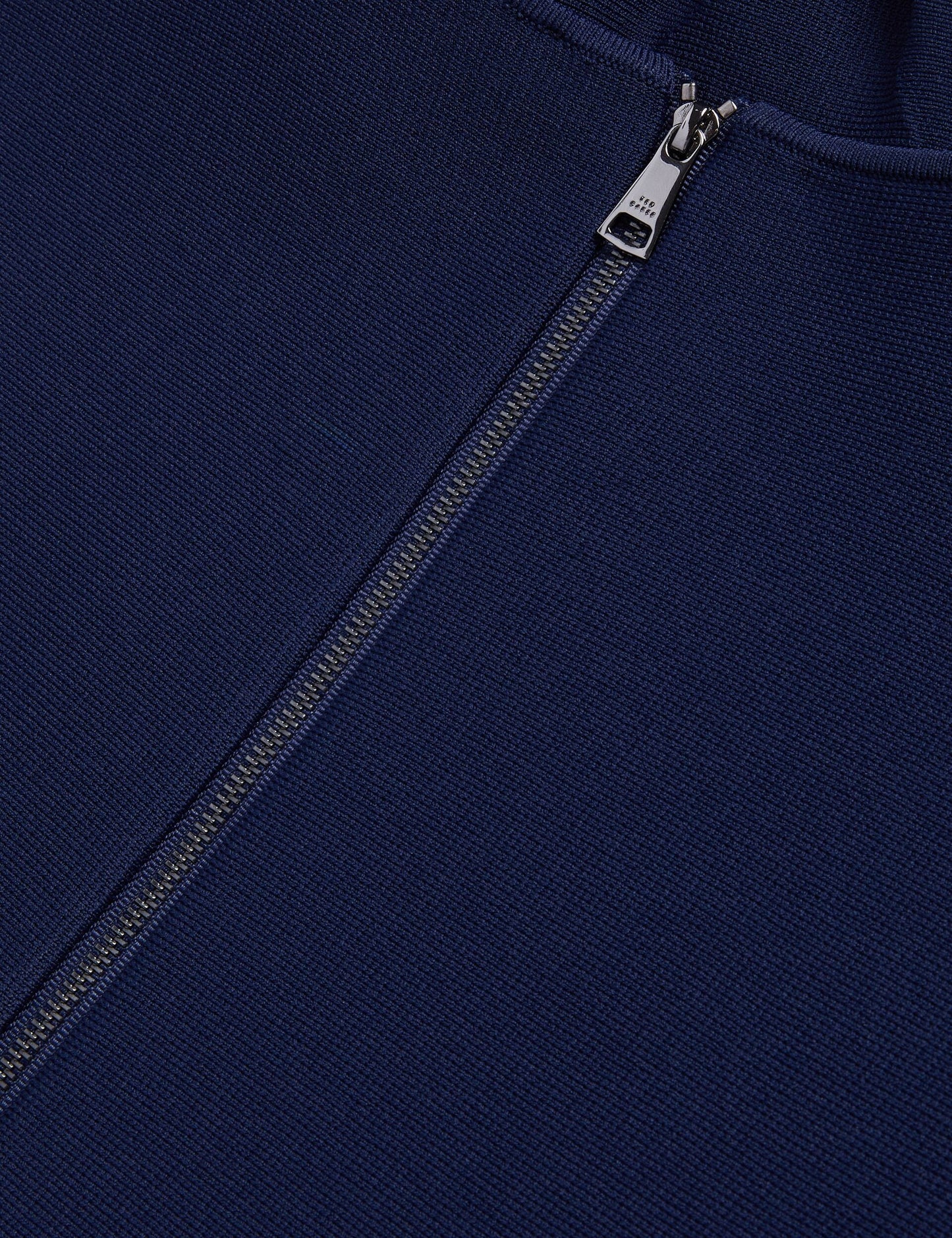 Ted Baker ALZANN - Pleated Hem Knitted Bodycon Mini Dress NAVY