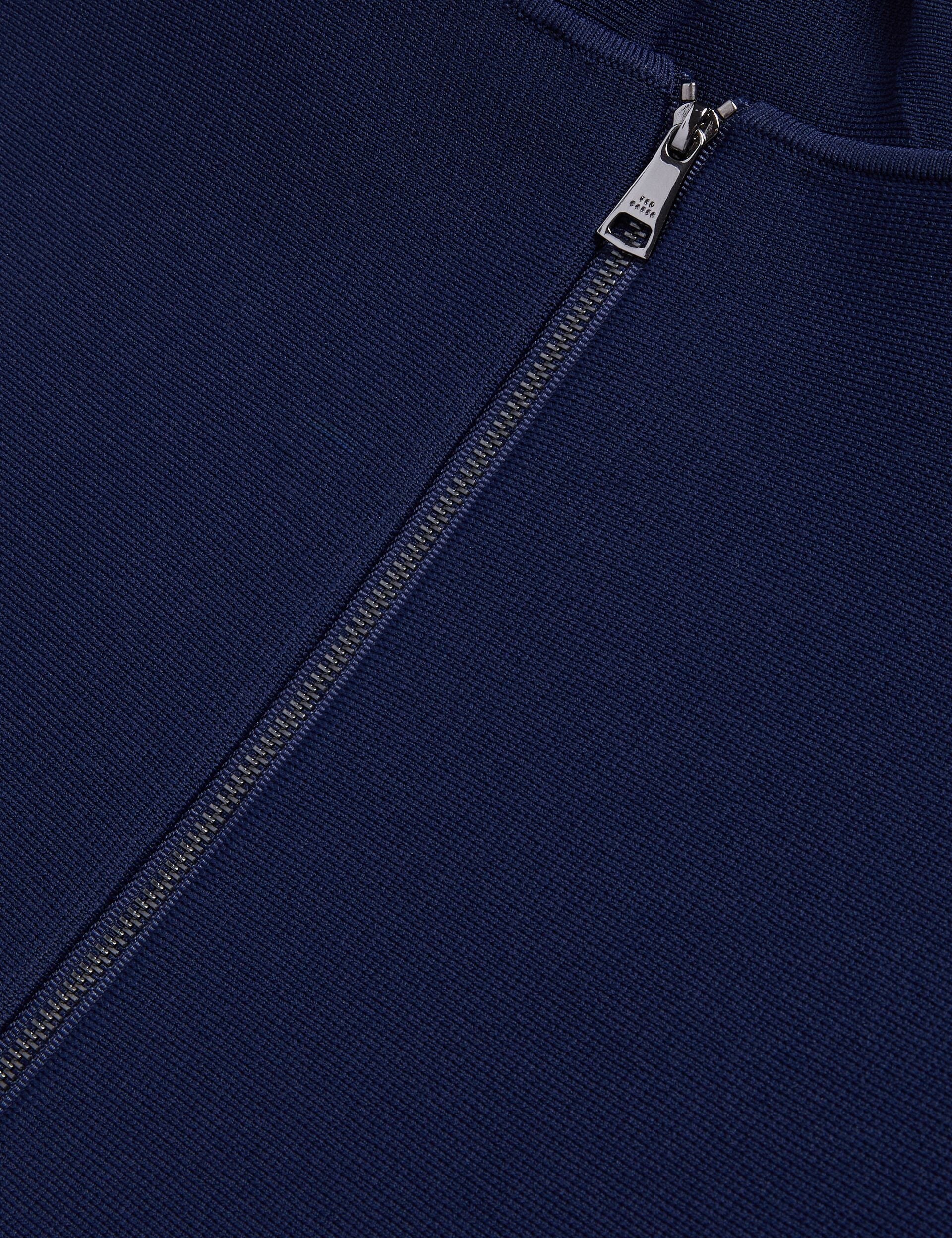 Ted Baker ALZANN - Pleated Hem Knitted Bodycon Mini Dress NAVY