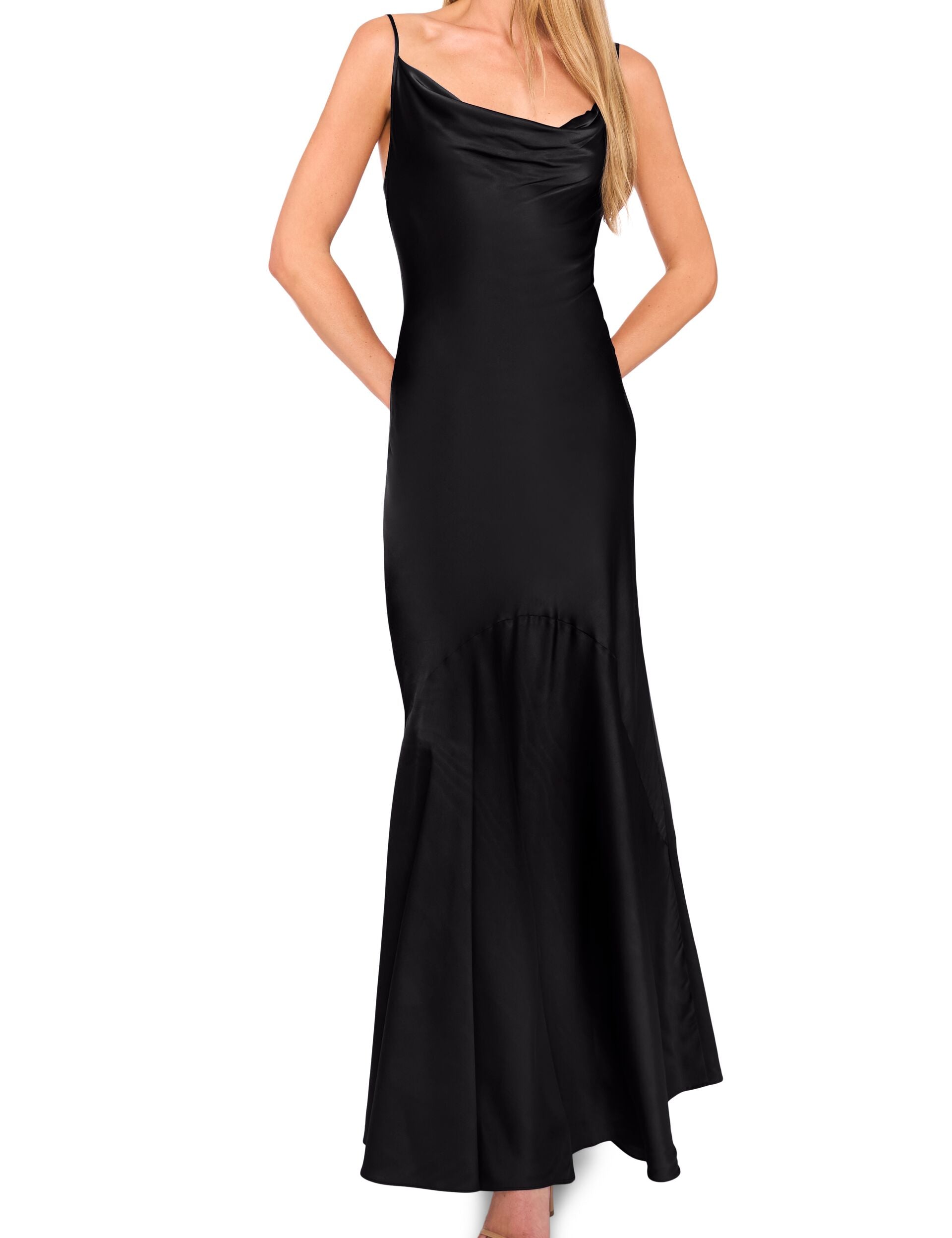 Ted Baker EILA - Cowl Neck Strap Dress BLACK