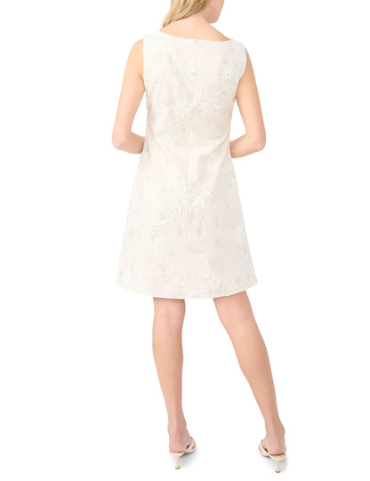 Ted Baker HAYLEE Beaded Floral Sleeveless Mini Dress IVORY