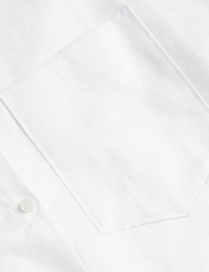 Ted Baker TOLOCA - Oversized Linen Shirt WHITE